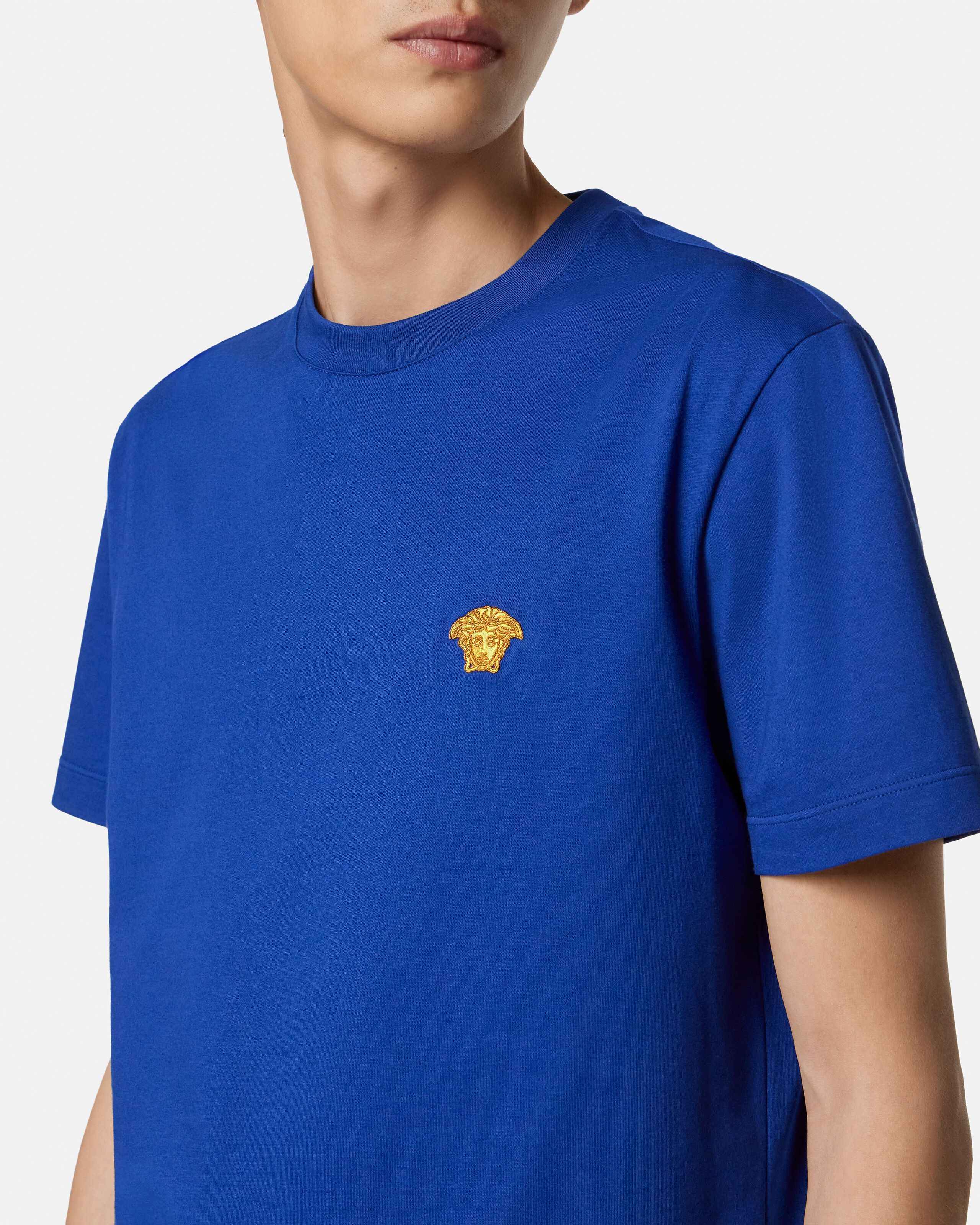 Medusa T-Shirt Blue | VERSACE CA