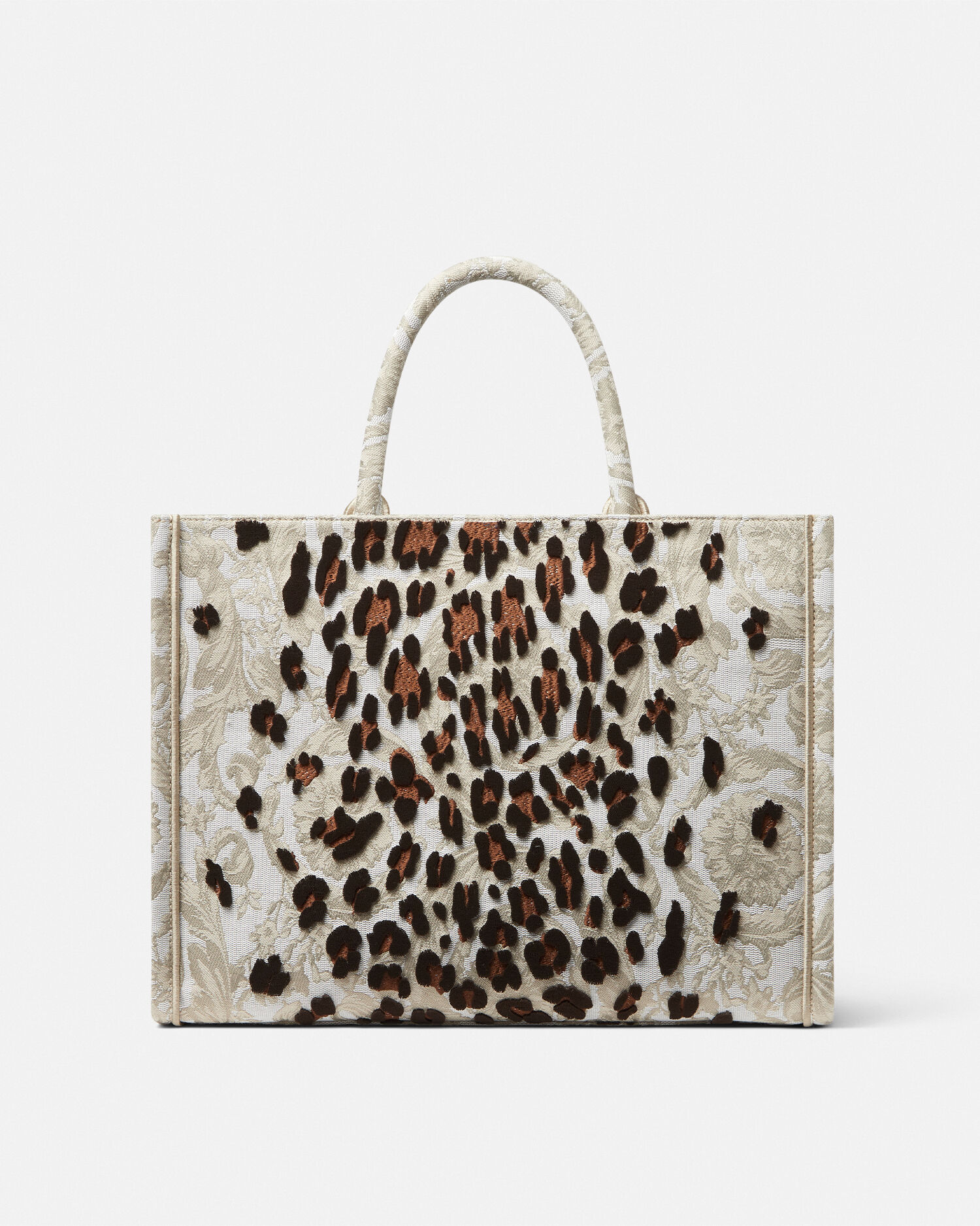 Versace jungle print tote bag deals
