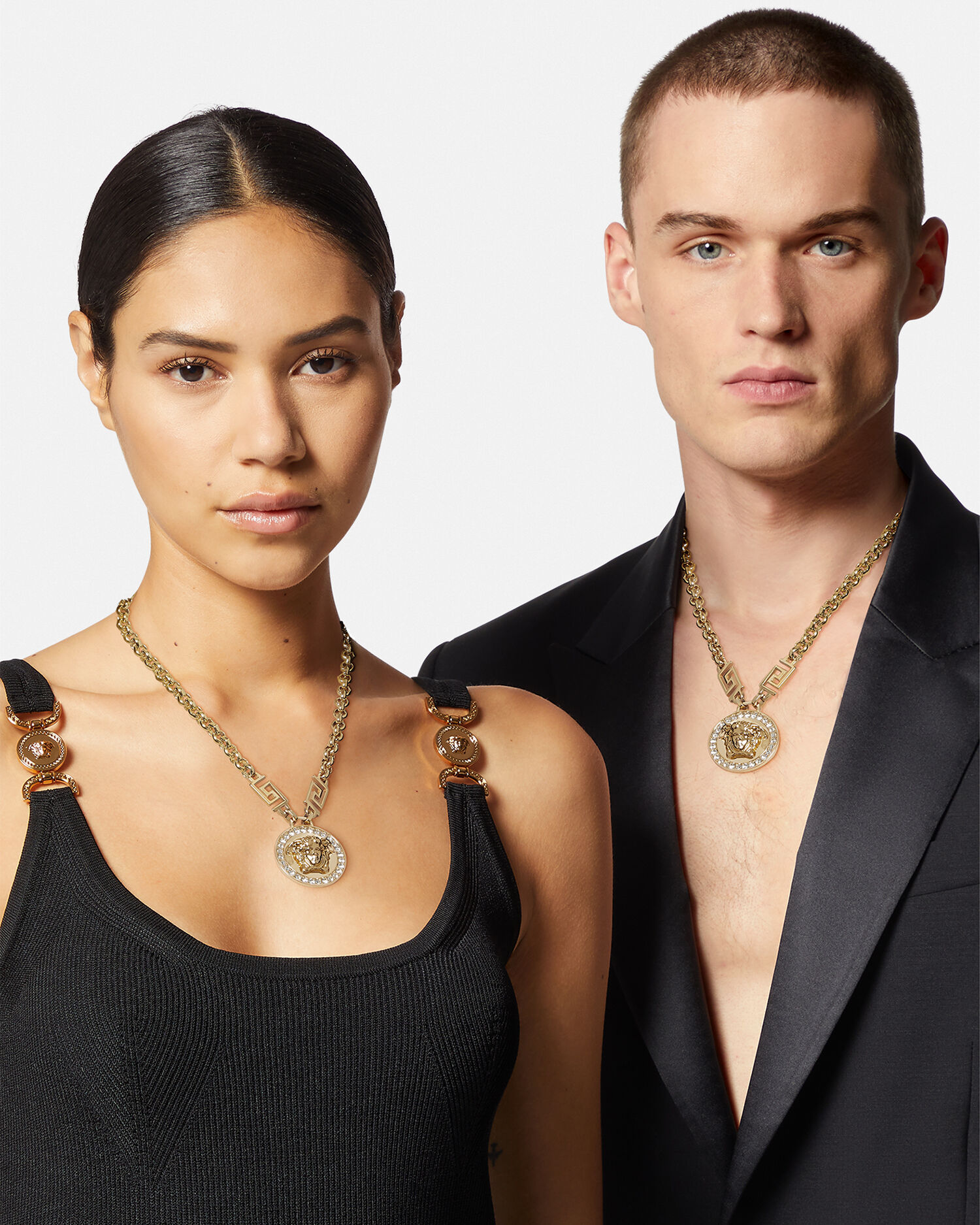 Versace crystal deals necklace