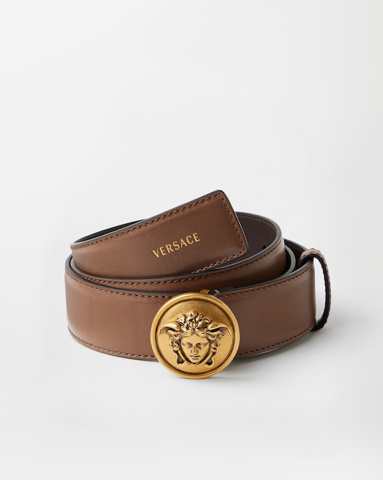 Leather Belt 3.5 cm  Brown 1