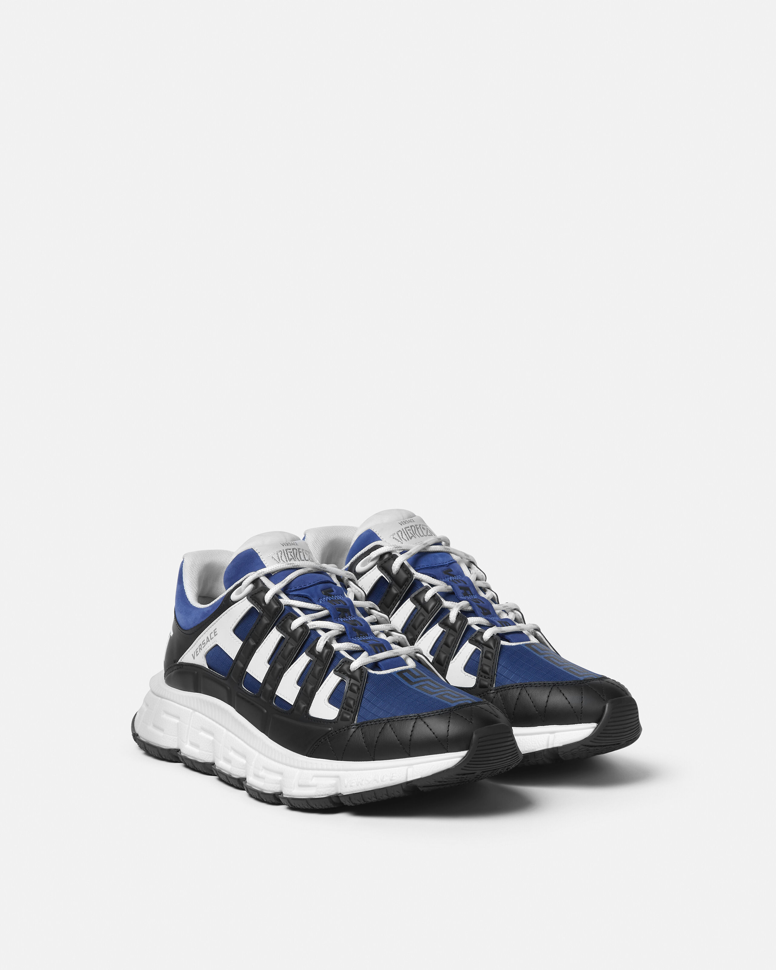 【未使用】VERSACE スニーカートライグレカ バロッコフェストブルーグリーン Trigreca Sneakers Blue,Black | VERSACE US