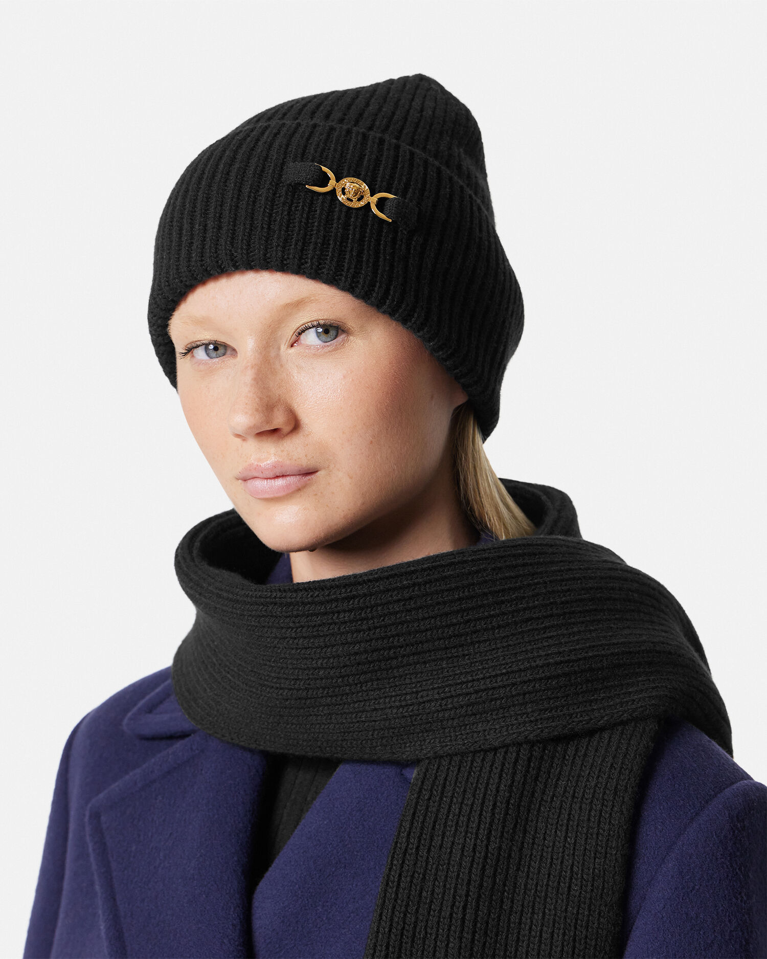 Wool-Cashmere Knit Beanie