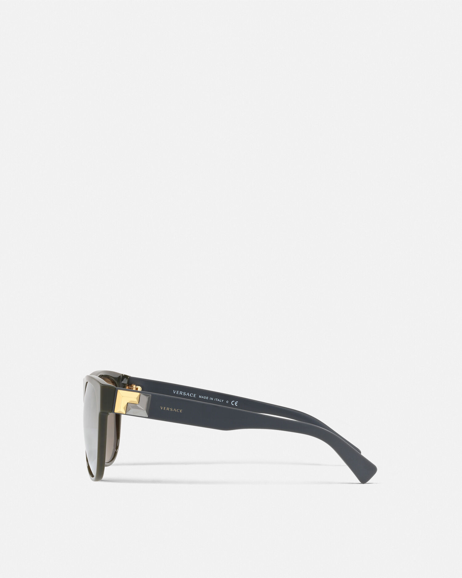 Mirror Gold Greca Tetris Sunglasses