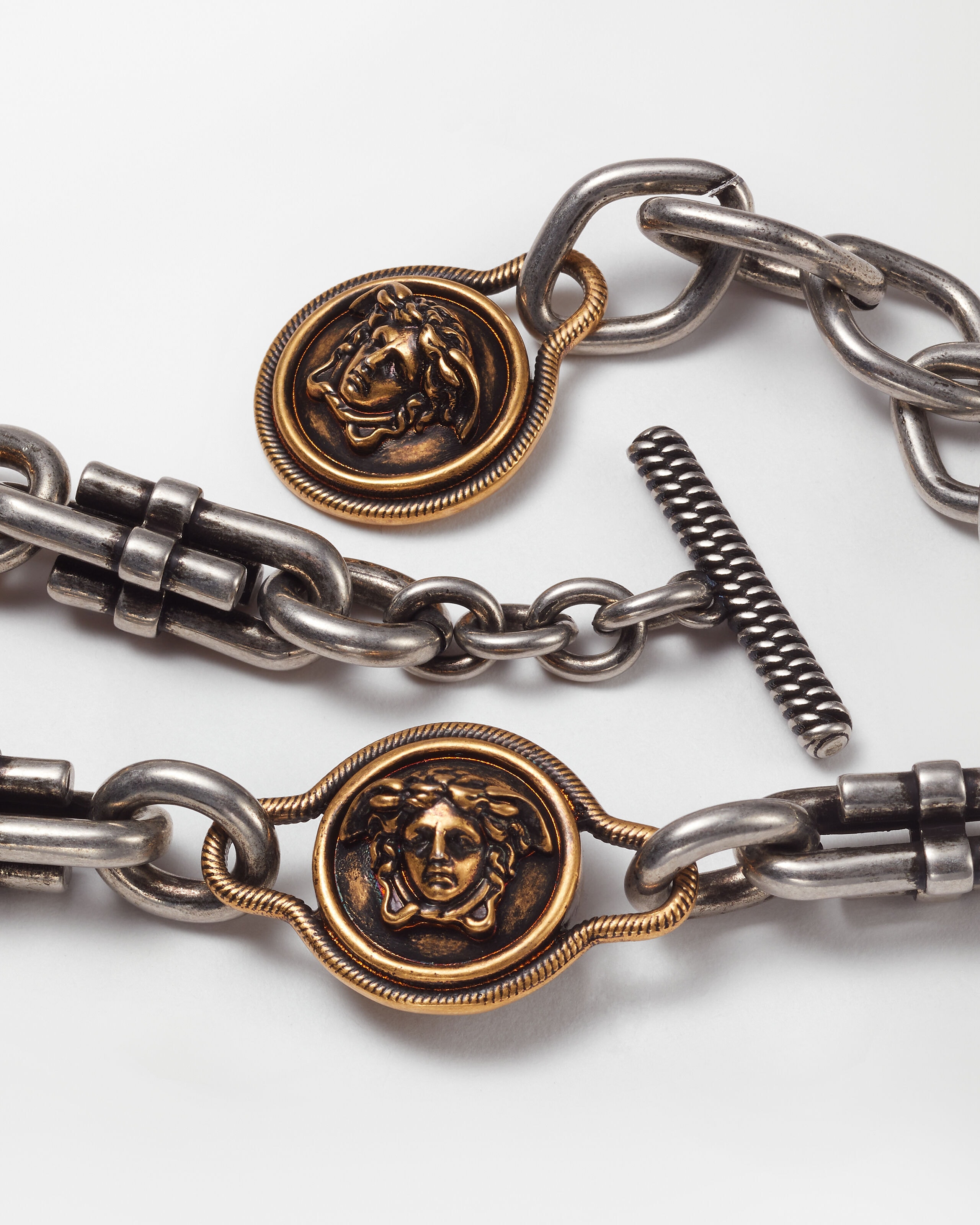 アクセサリー Versace Novantatré Bracelet Silver,Gold | VERSACE US