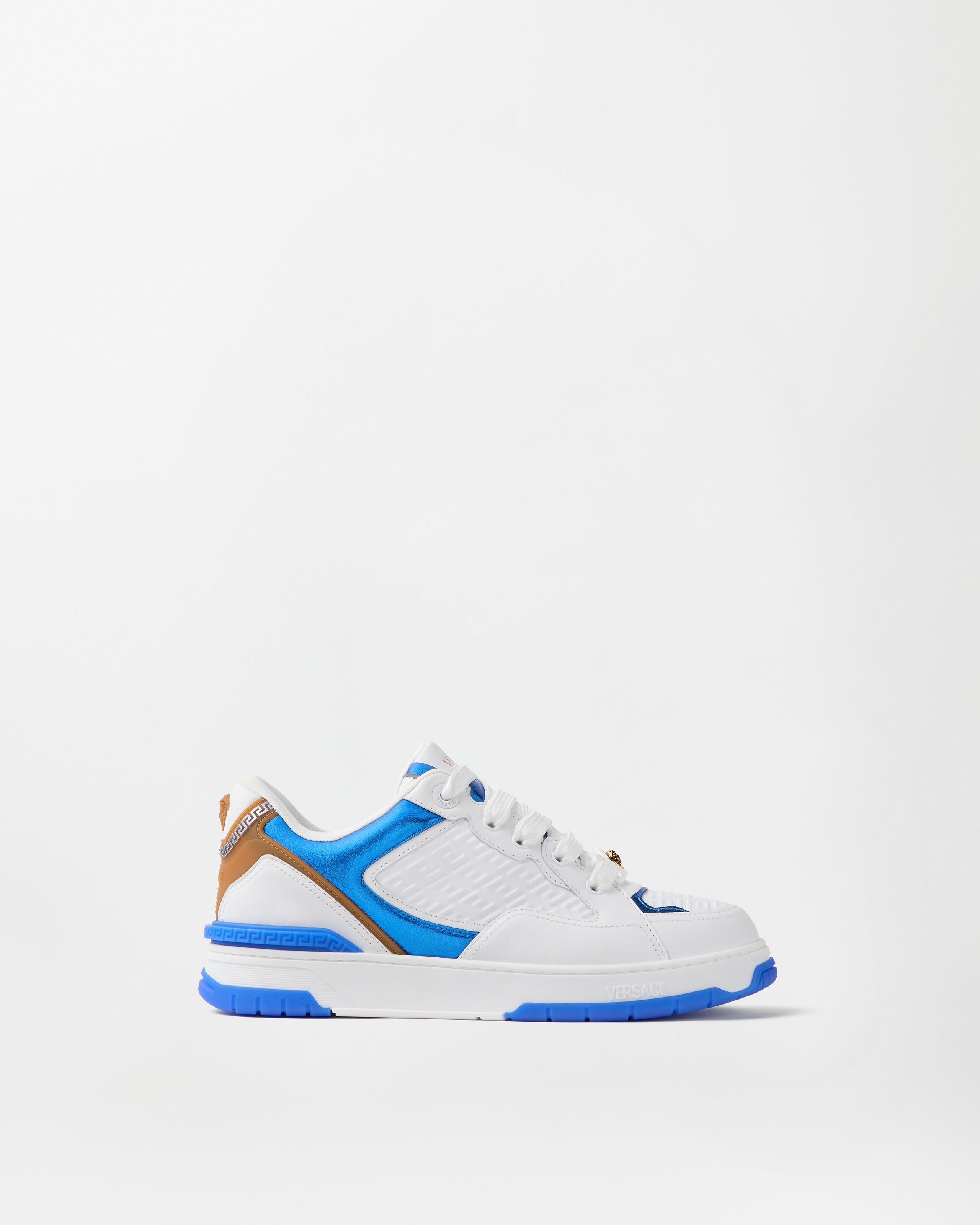 Versace biggie basket leather sneakers