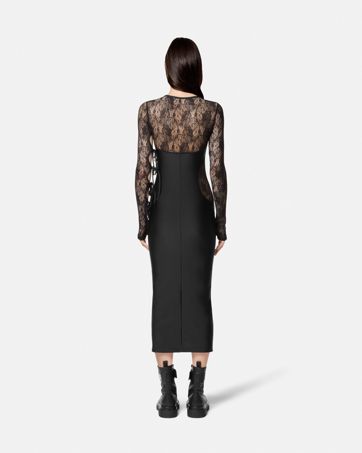 Abito midi in pizzo VERSACE IT