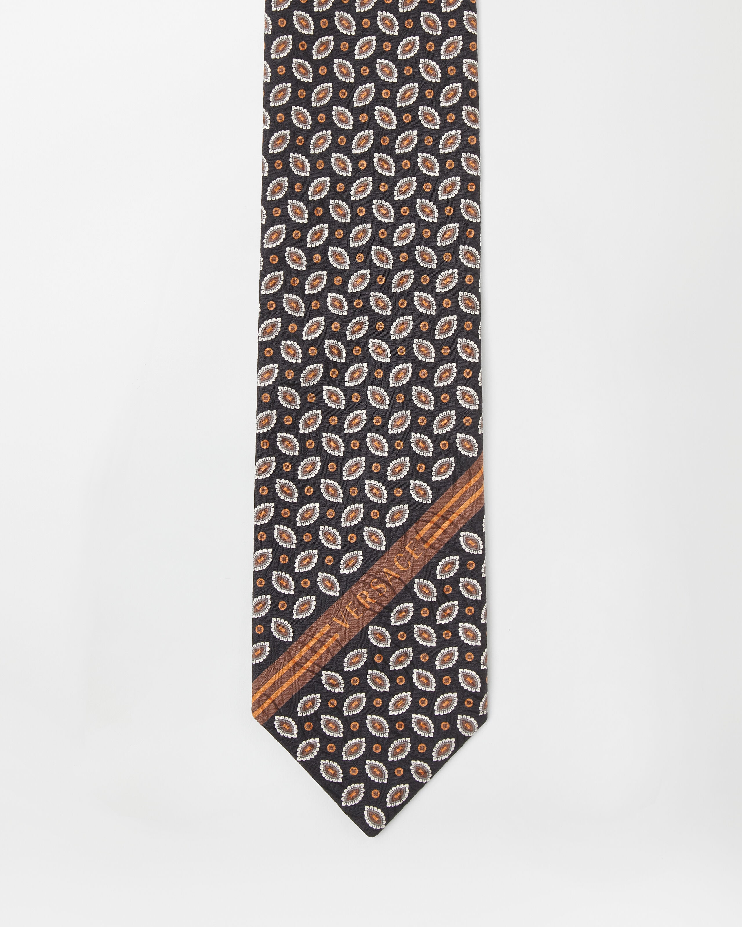 VERSACE ネクタイ Printed Jacquard Silk Tie Print | VERSACE