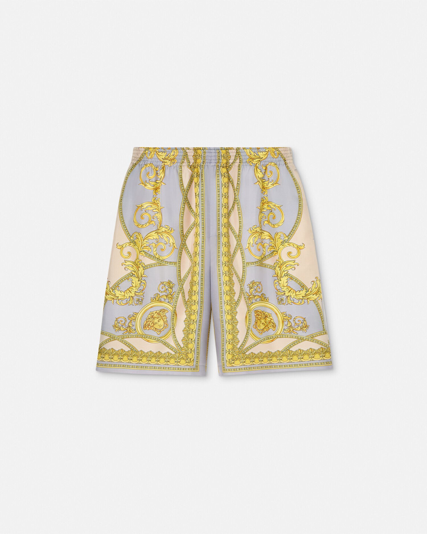 White versace shorts online