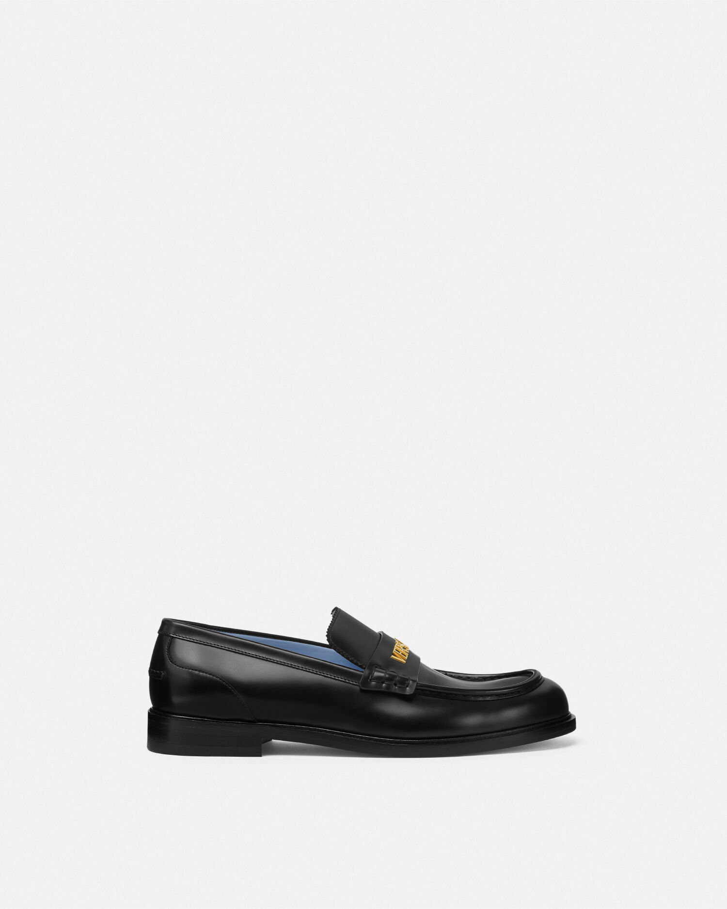 Logo Loafers Black Gold VERSACE CA