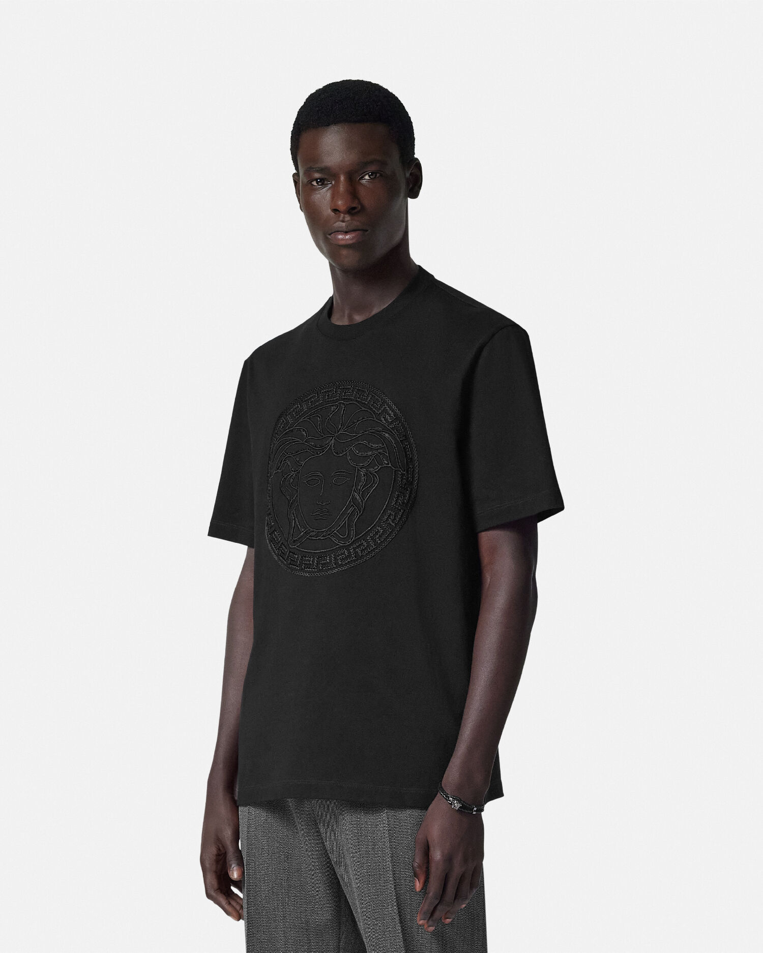 Versace medusa t shirt mens cheap
