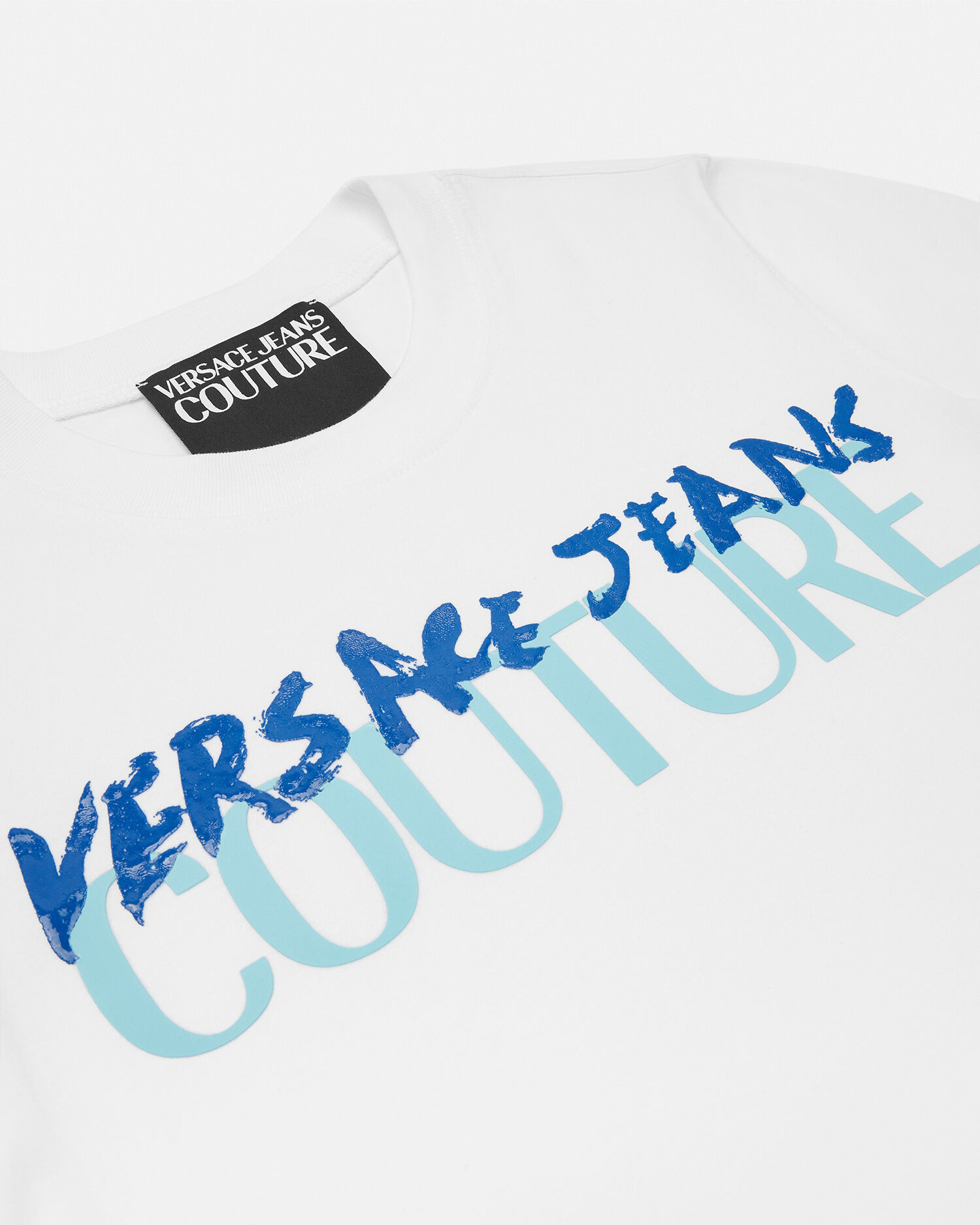 VERSACE JEANS COUTURE】☆プリントTシャツ☆黒☆レディース