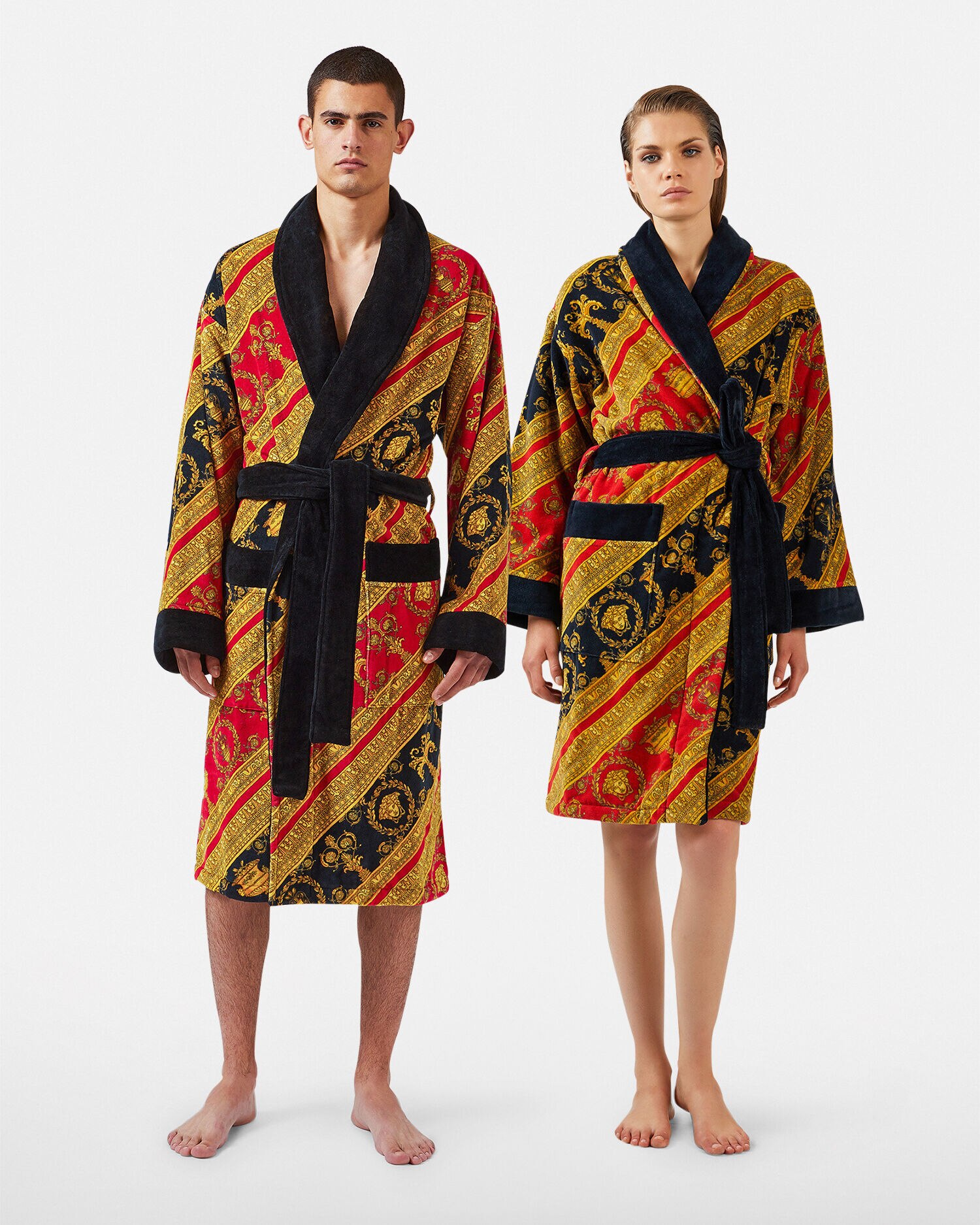 Peignoir sales versace rouge