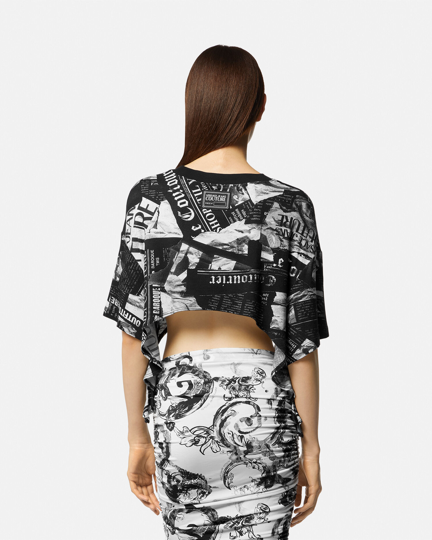 Magazine Crop Top
