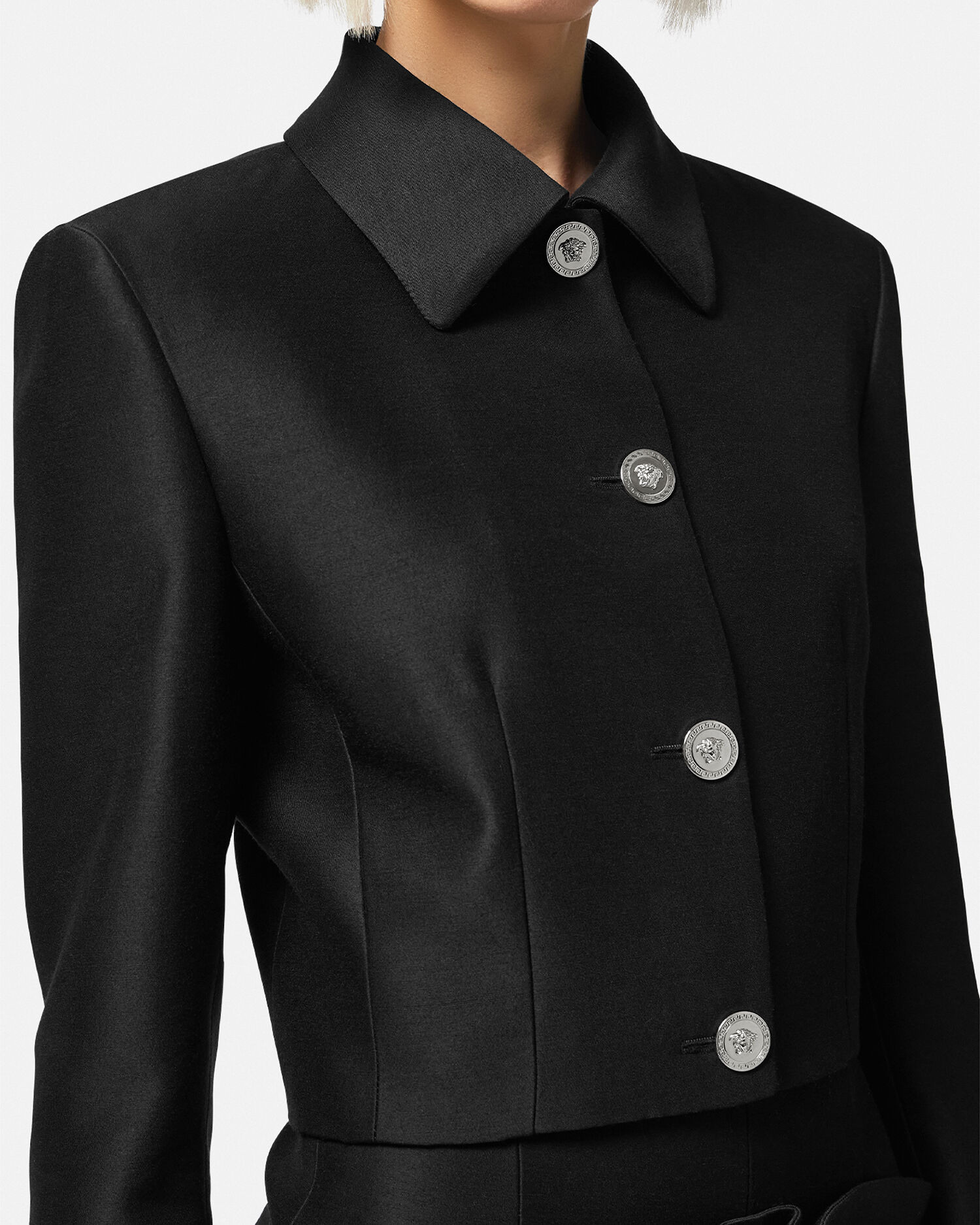 Versace coat womens 2025