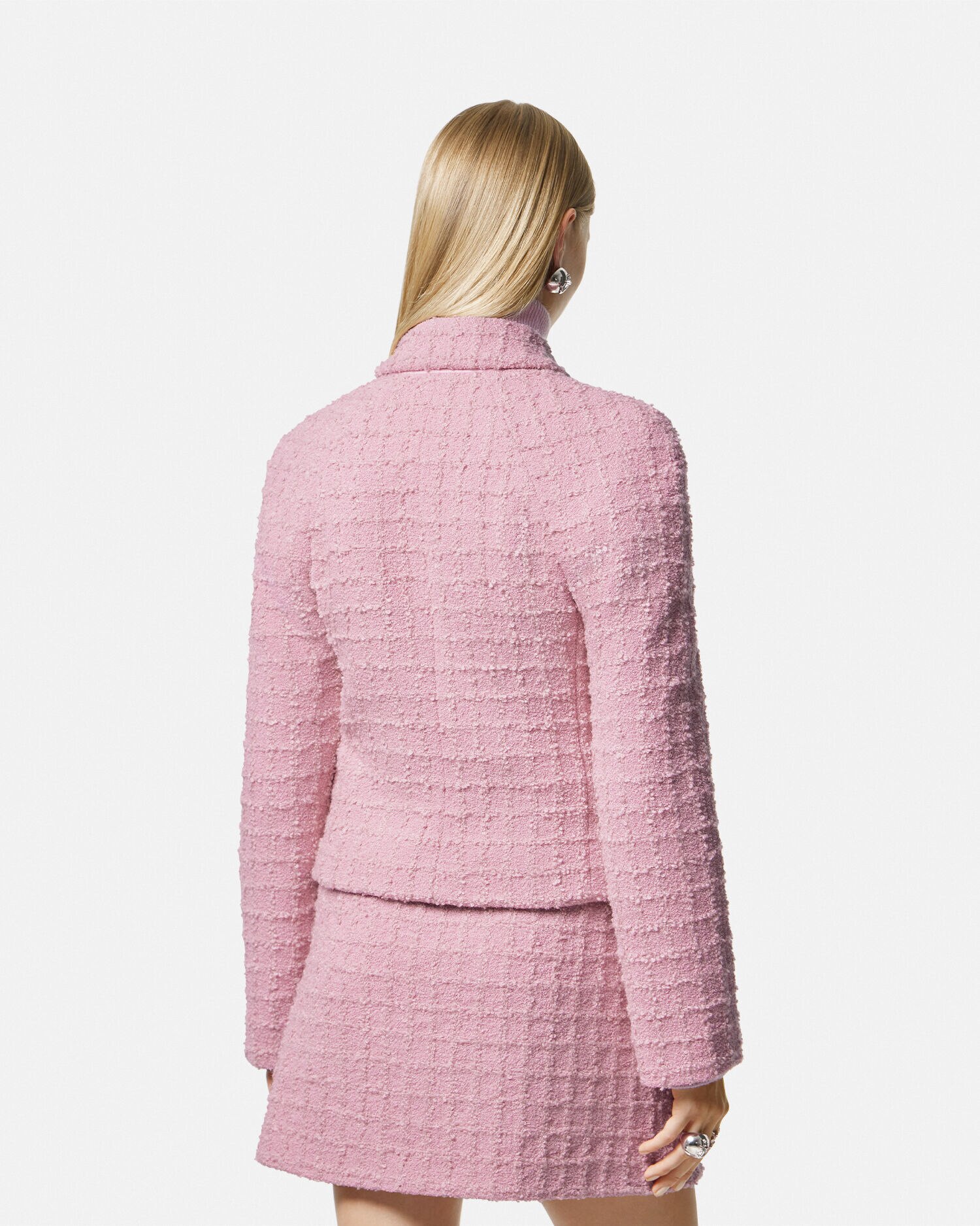 Light pink deals tweed jacket