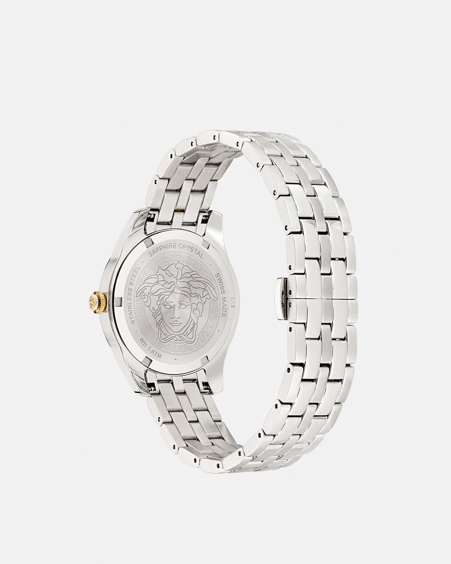 Versace stainless steel back discount