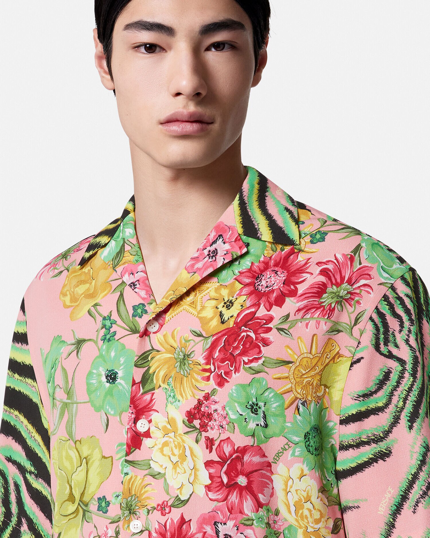 Versace floral on sale shirt