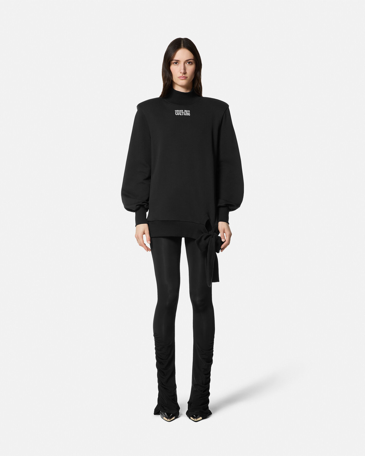 Logo Sweatshirt Dress VERSACE US