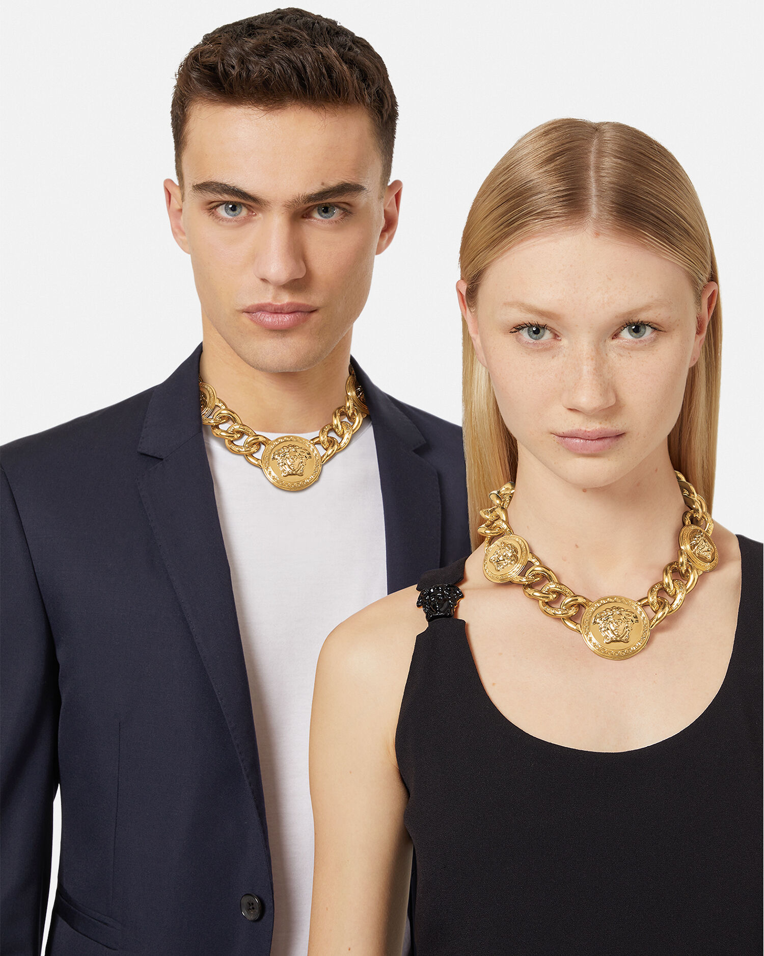 VERSACH MEDUSA GOLD NECKLACE