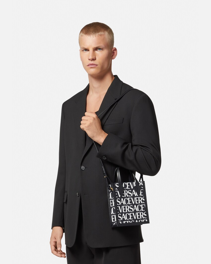 Versace Versace Allover Crossbody Bag for Men US Online Store