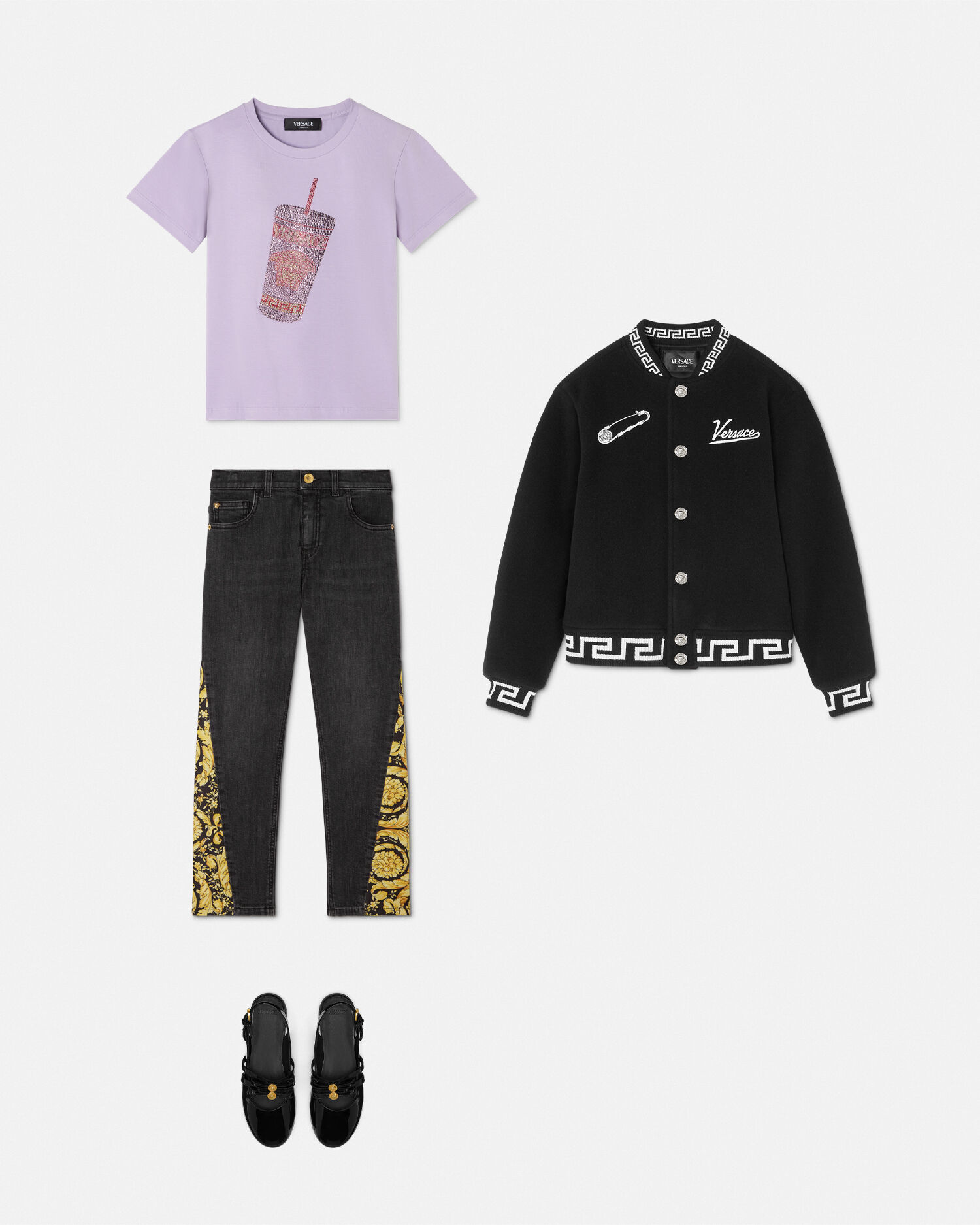 キッズフォーマルパンツ ブラック | VERSACE JP