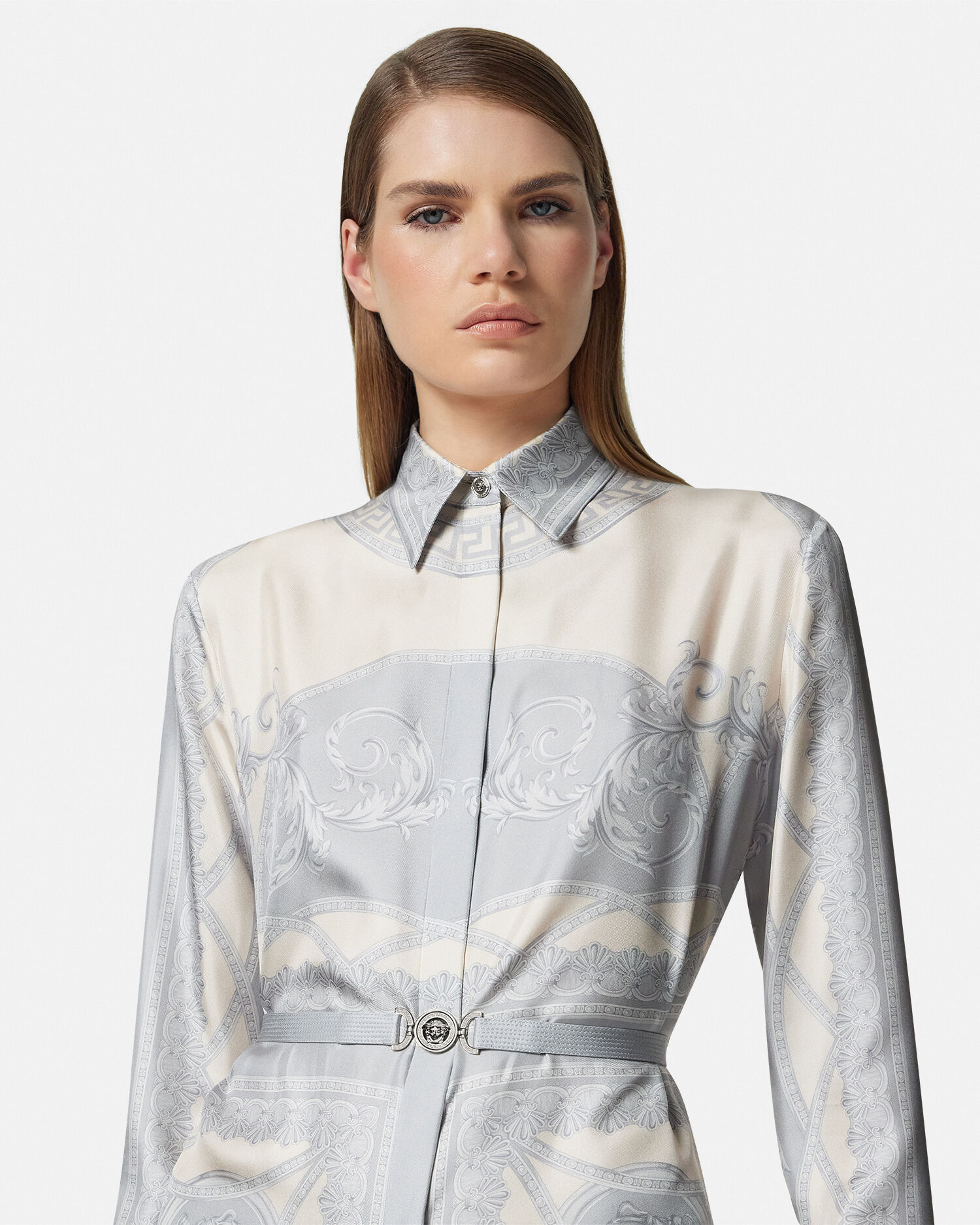 Versace style shirt dress online