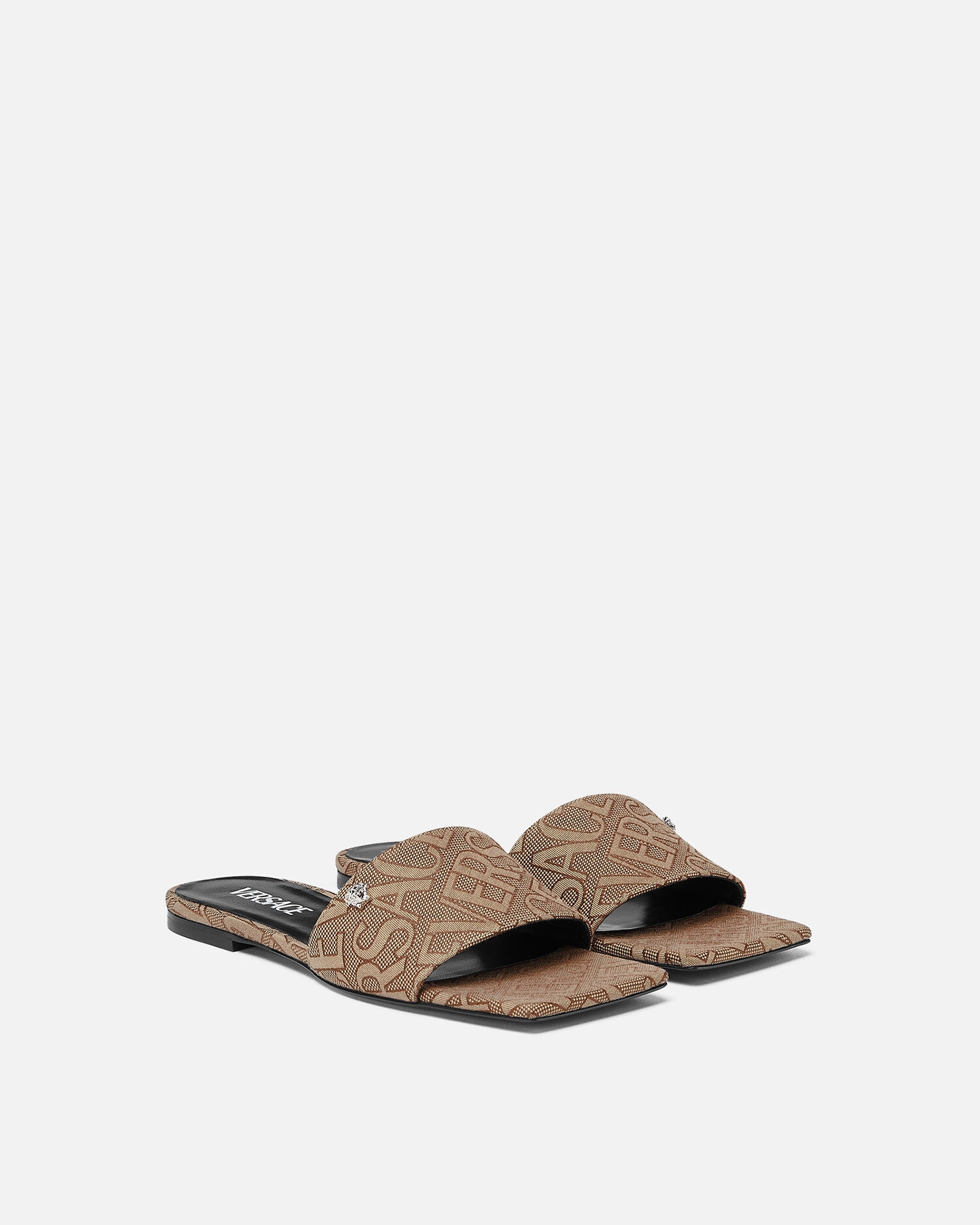 Versace flat sandals store