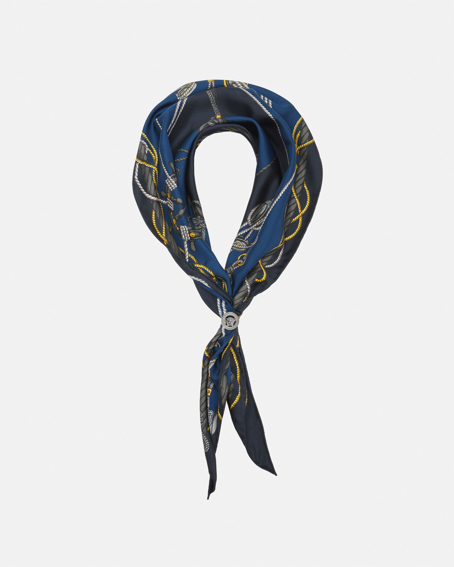 Versace foulard silk scarf sale