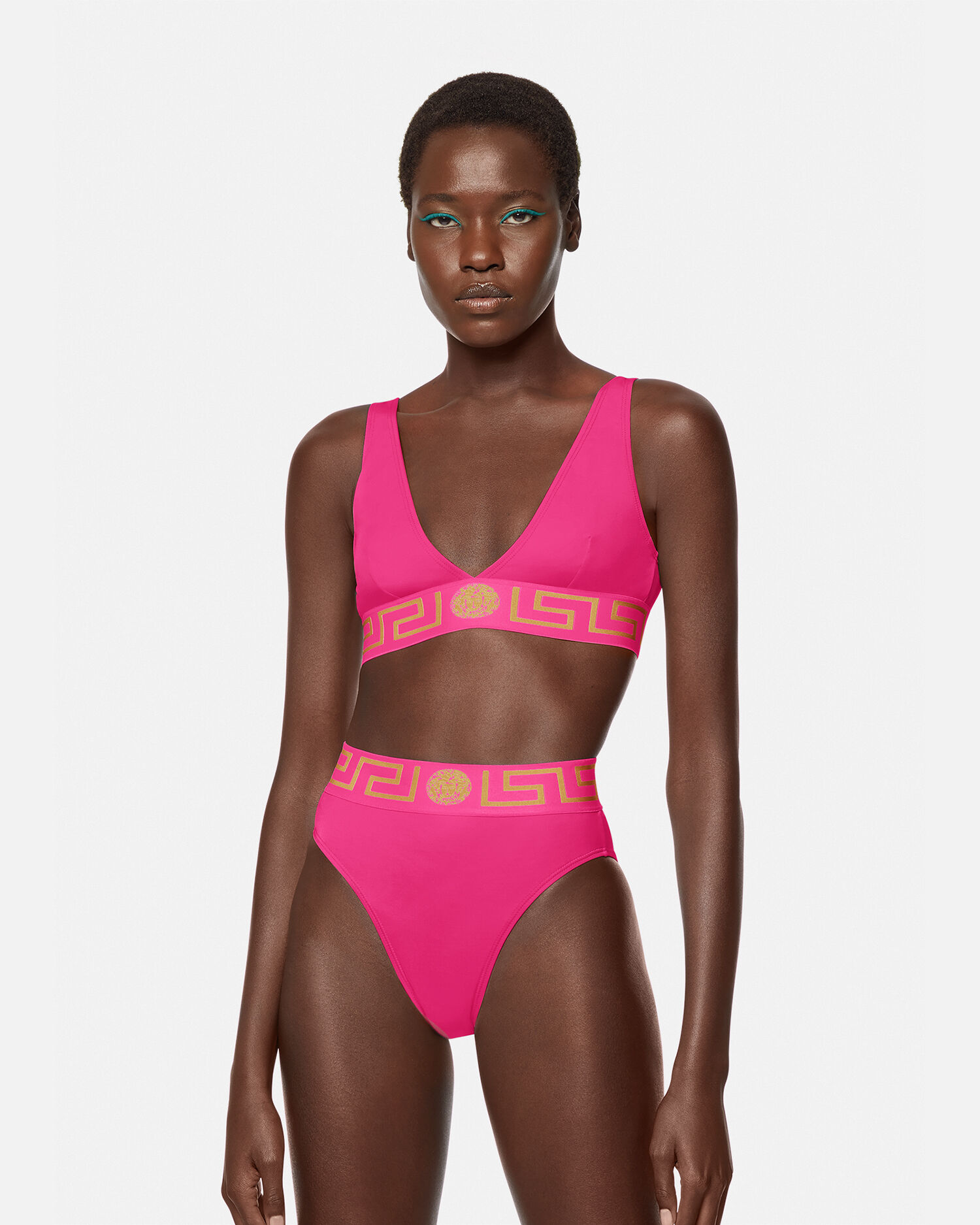 Pink versace top new arrivals