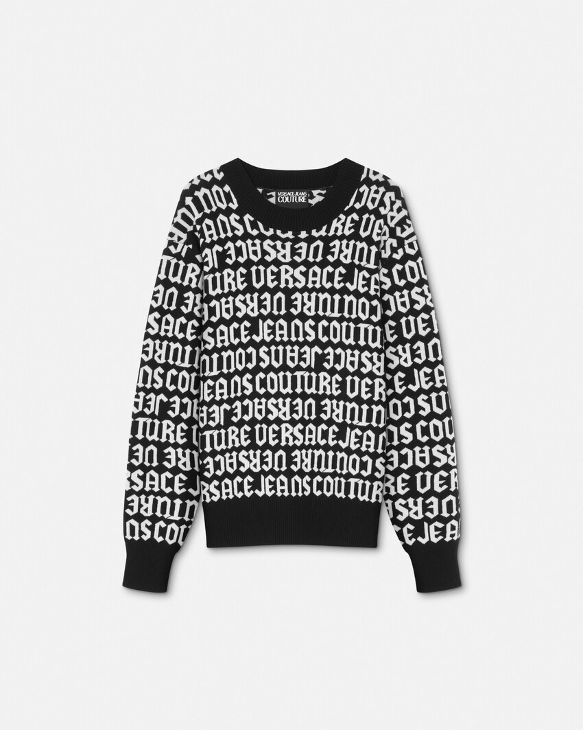 Logomania Knit Sweater | VERSACE