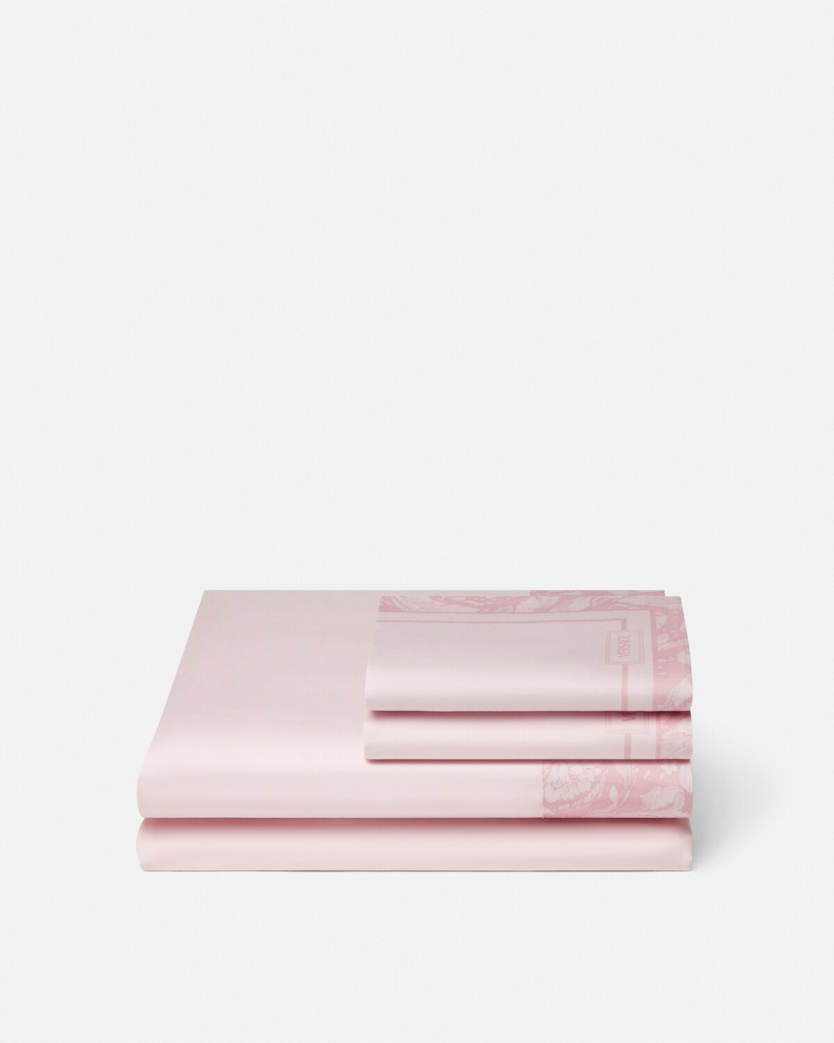 Barocco Full/Queen Bed Set Pink,Print VERSACE US