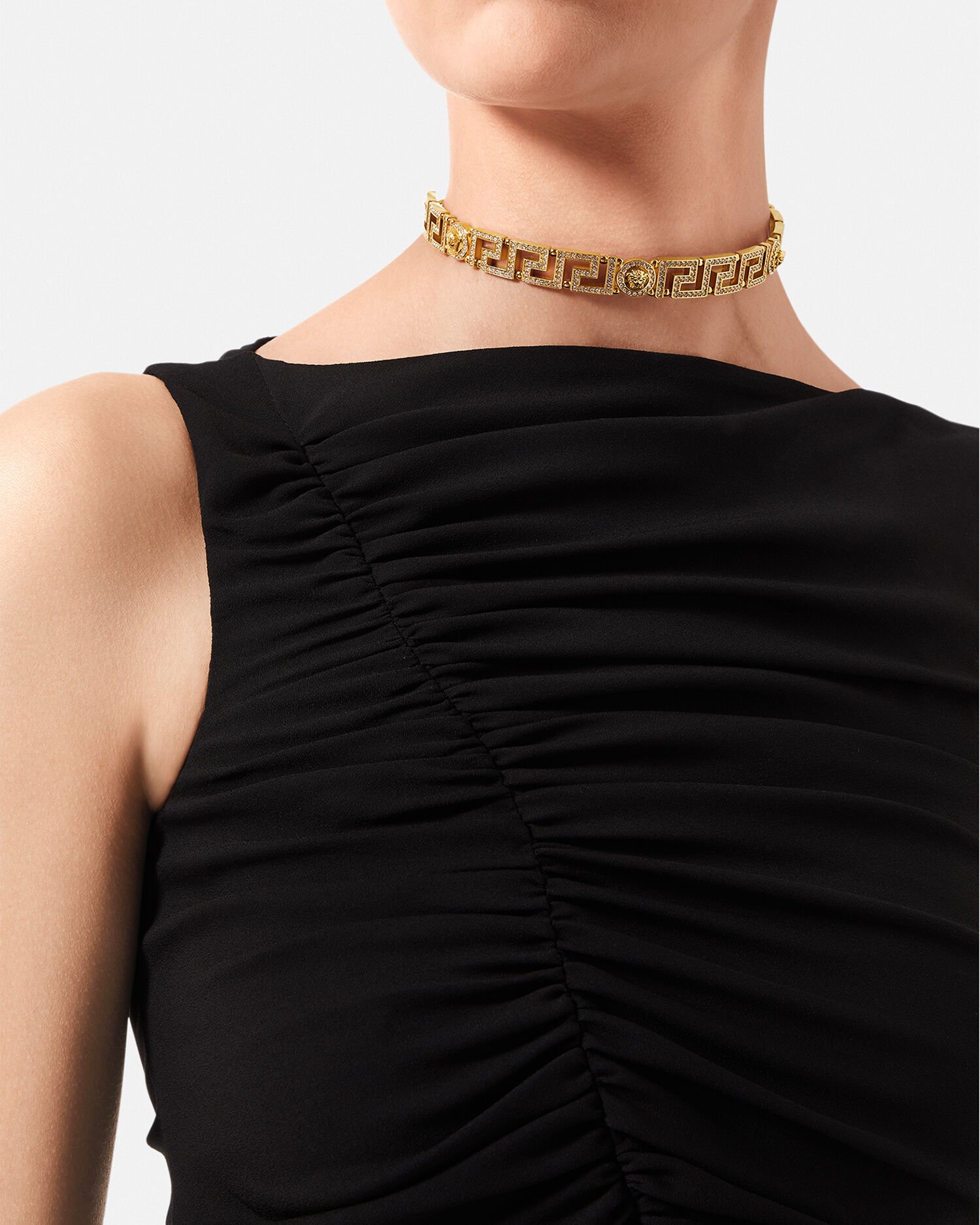 Versace online crystal necklace