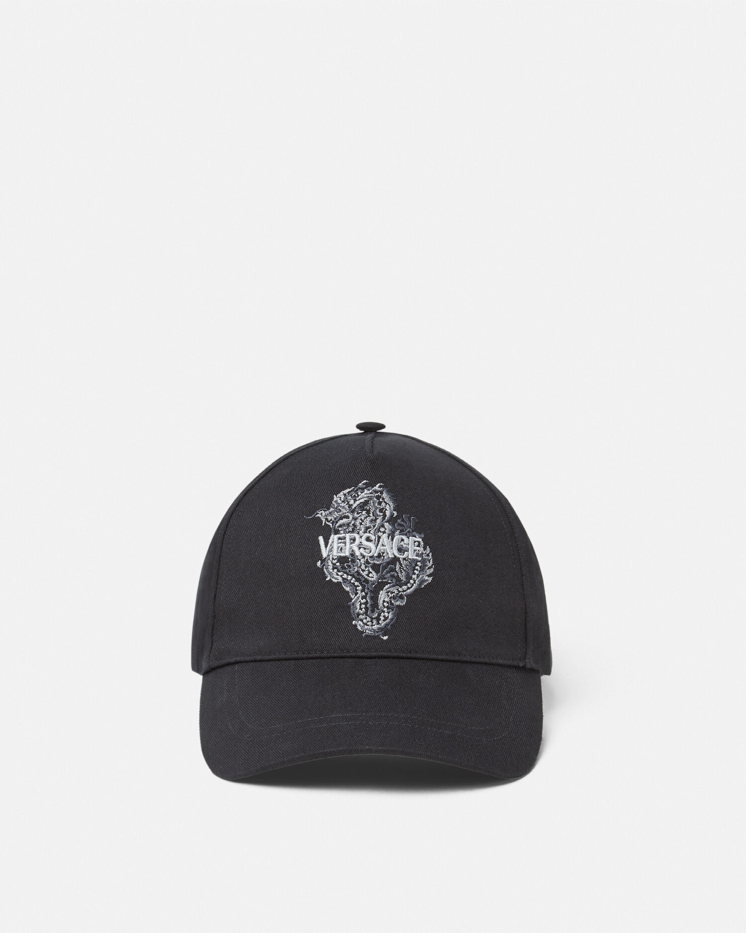 Black shop versace hat