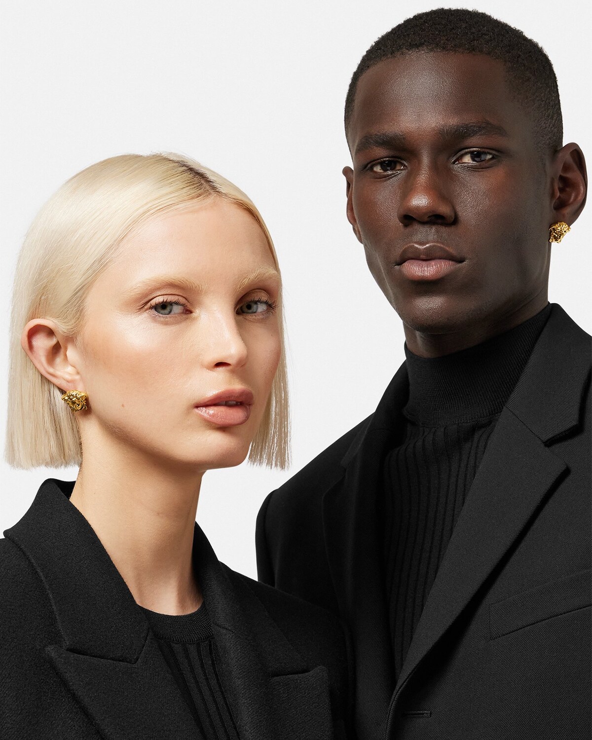 Versace Medusa pendientes Oro claro 3