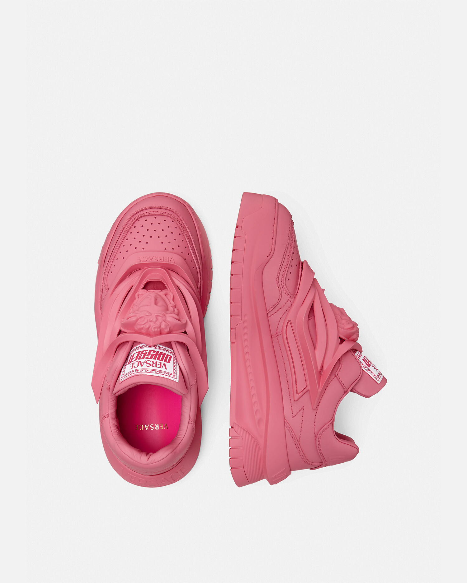 Tenis versace rosa sales
