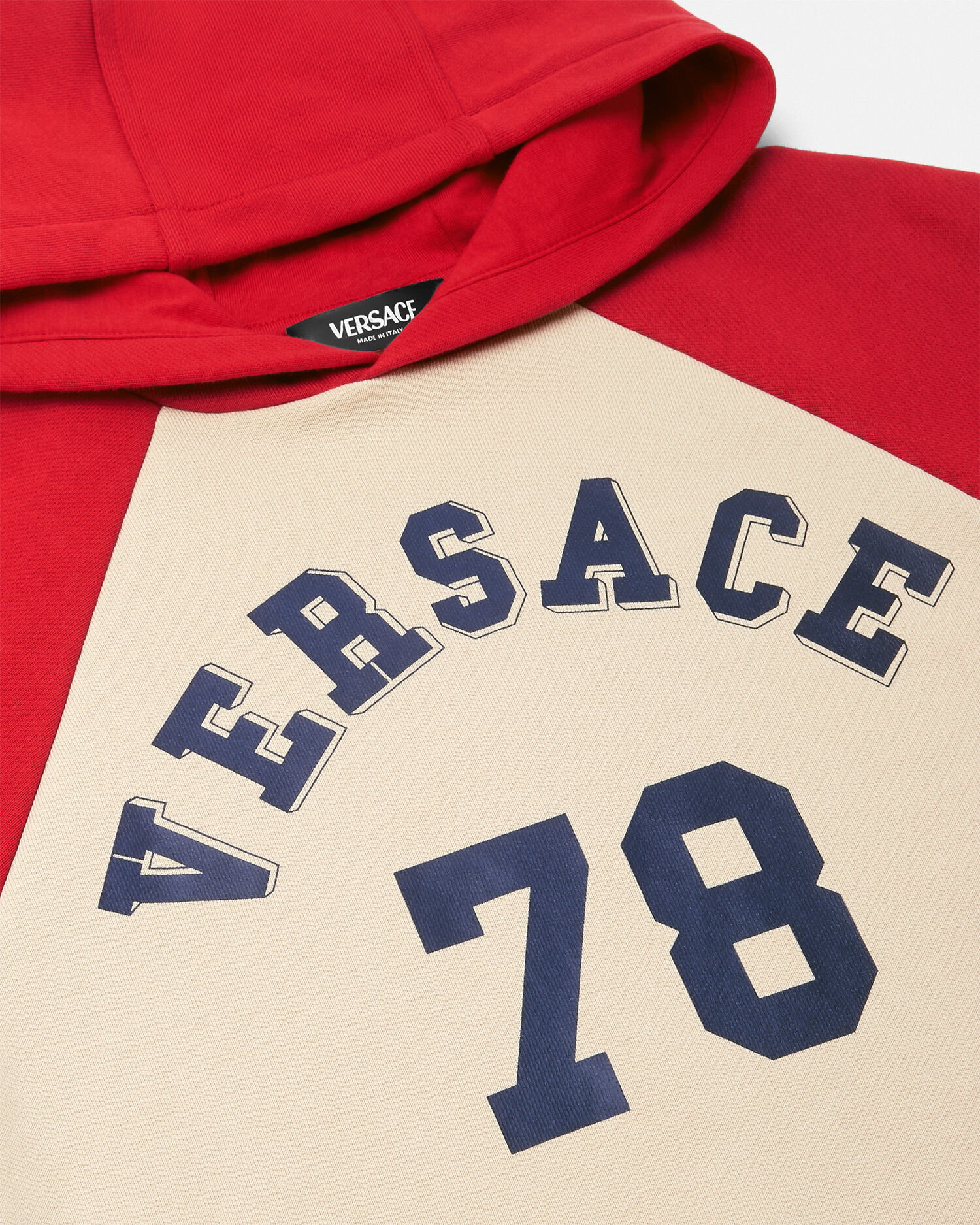 Red versace hoodie new arrivals