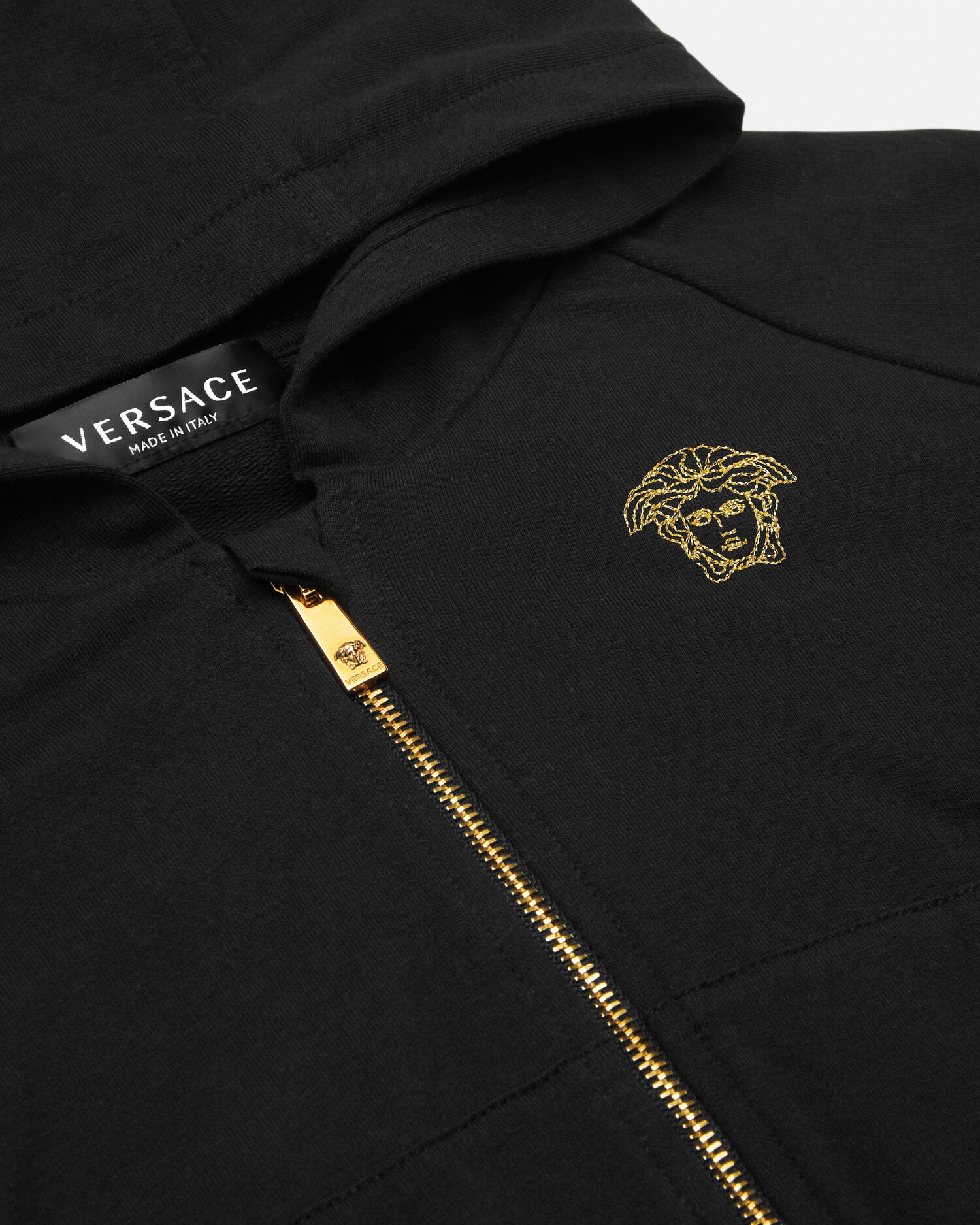 Versace zip hoodie discount