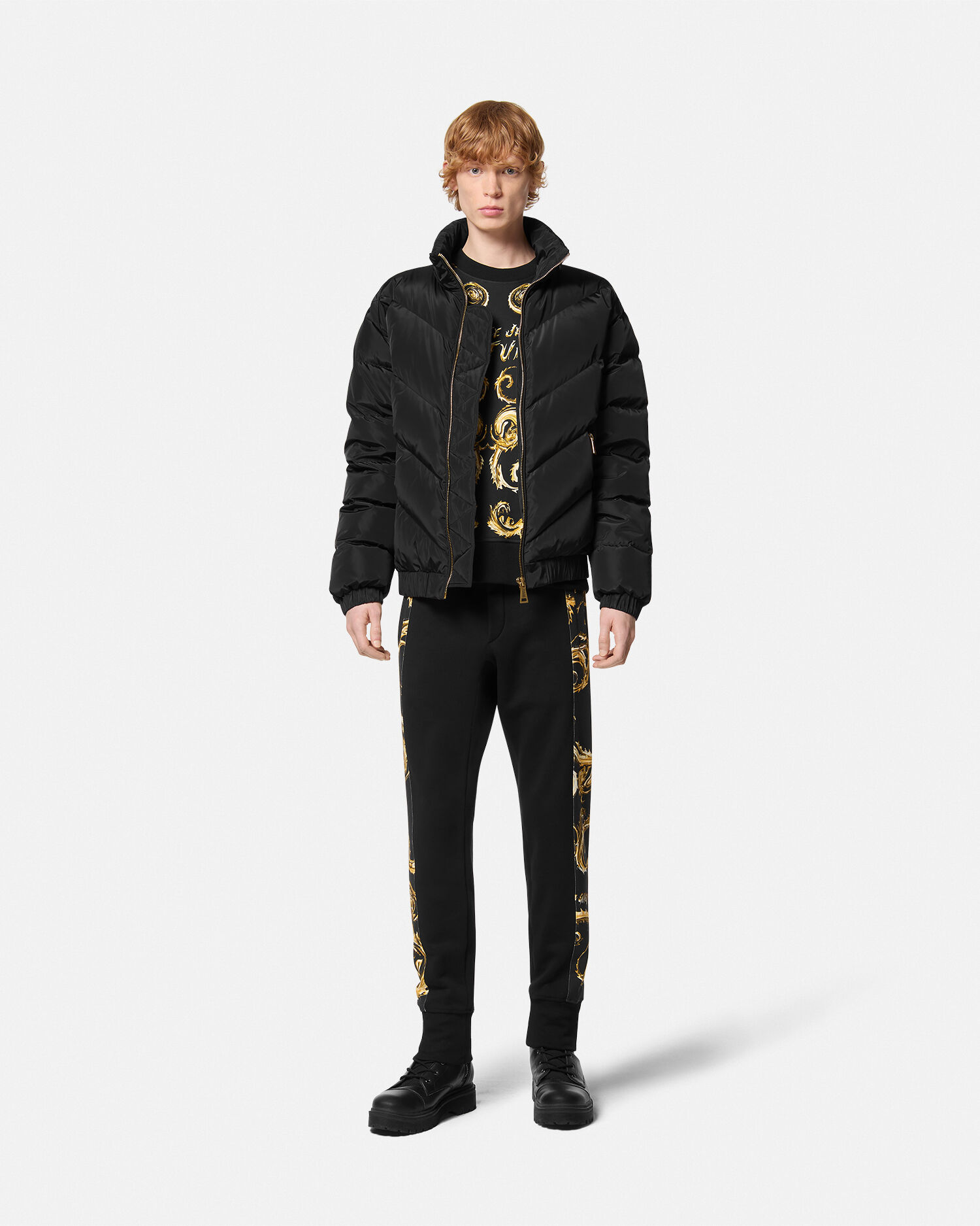Versace down coat top