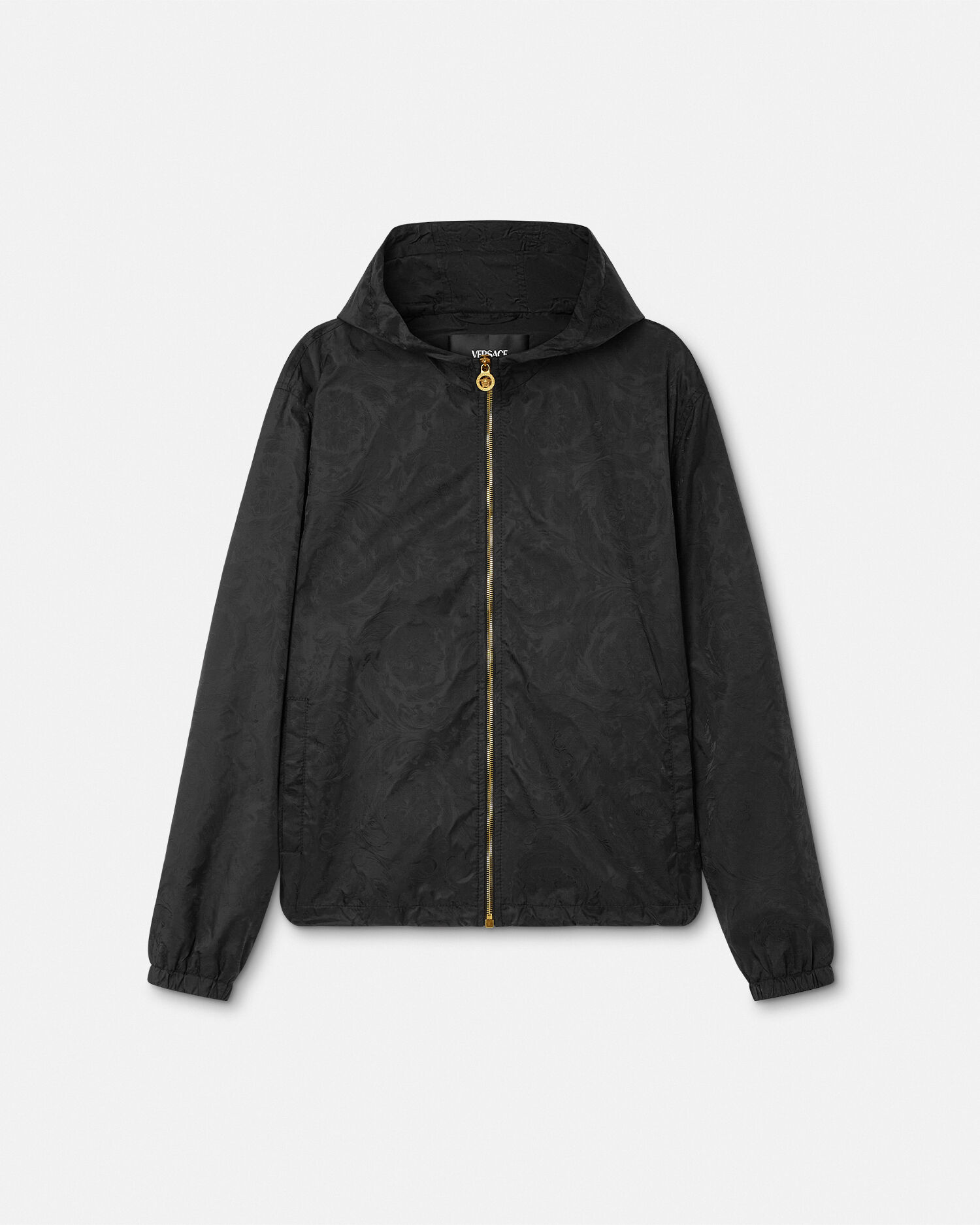 商品画像：Barocco Windbreaker Jacket Black | VERSACE US 3