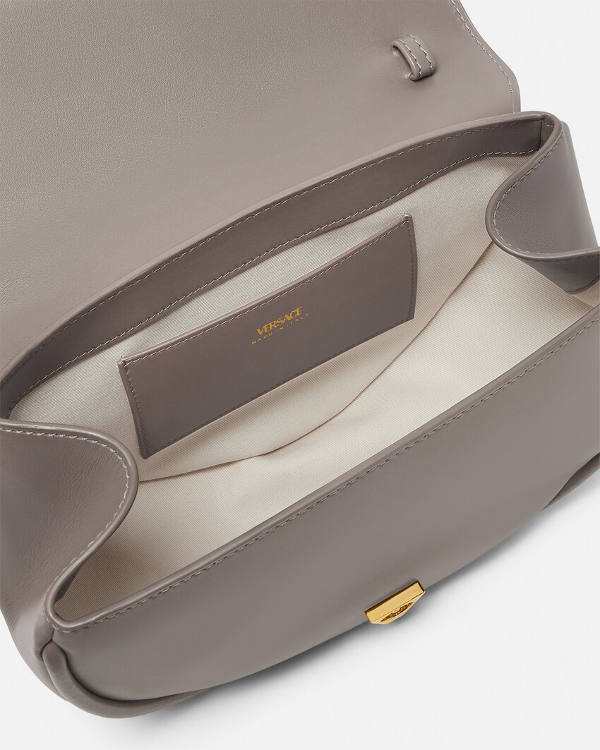 Virtus Schultertasche aus Leder Grau 5