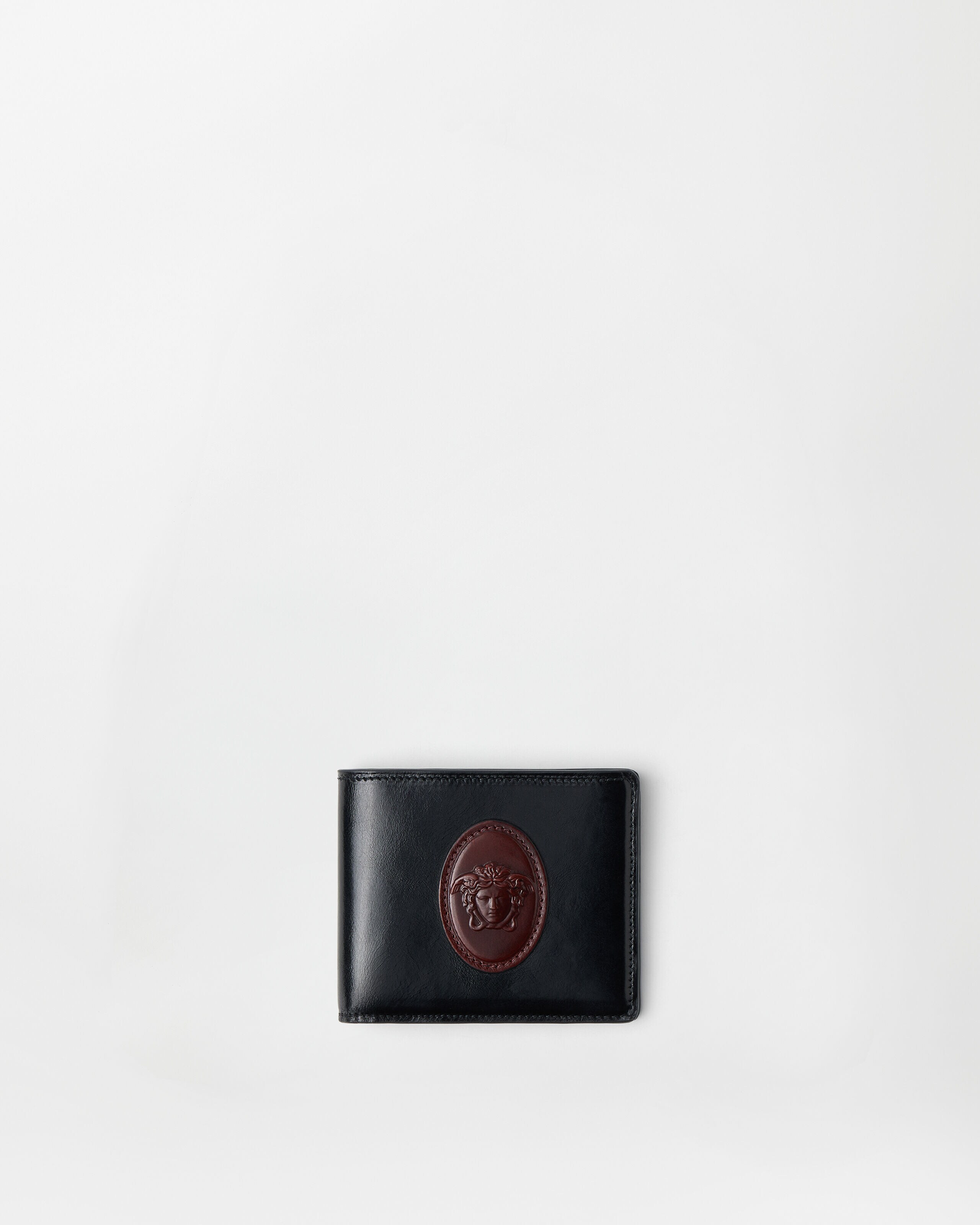 Versace roomy leather wallet