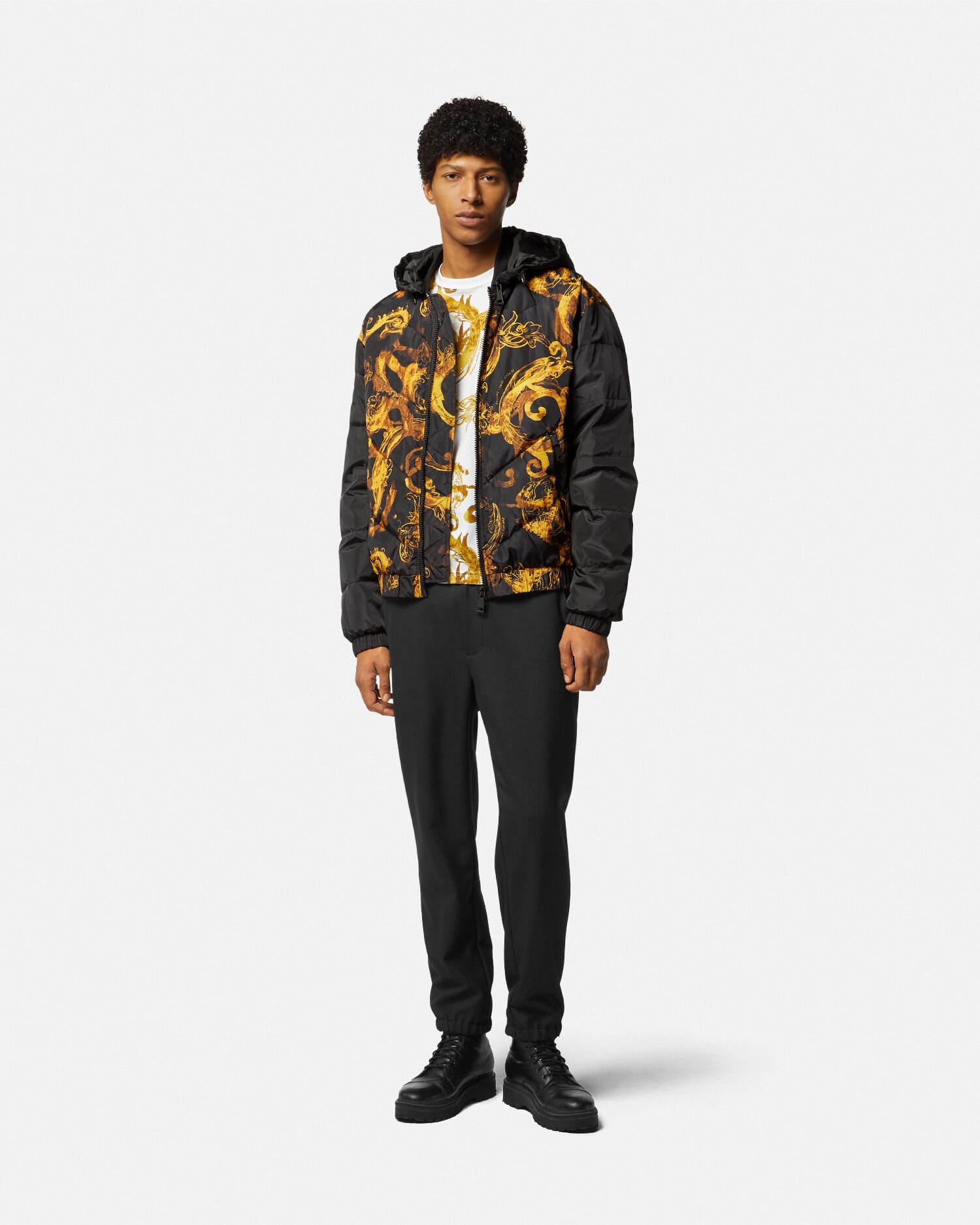 Versace puffer discount jacket mens