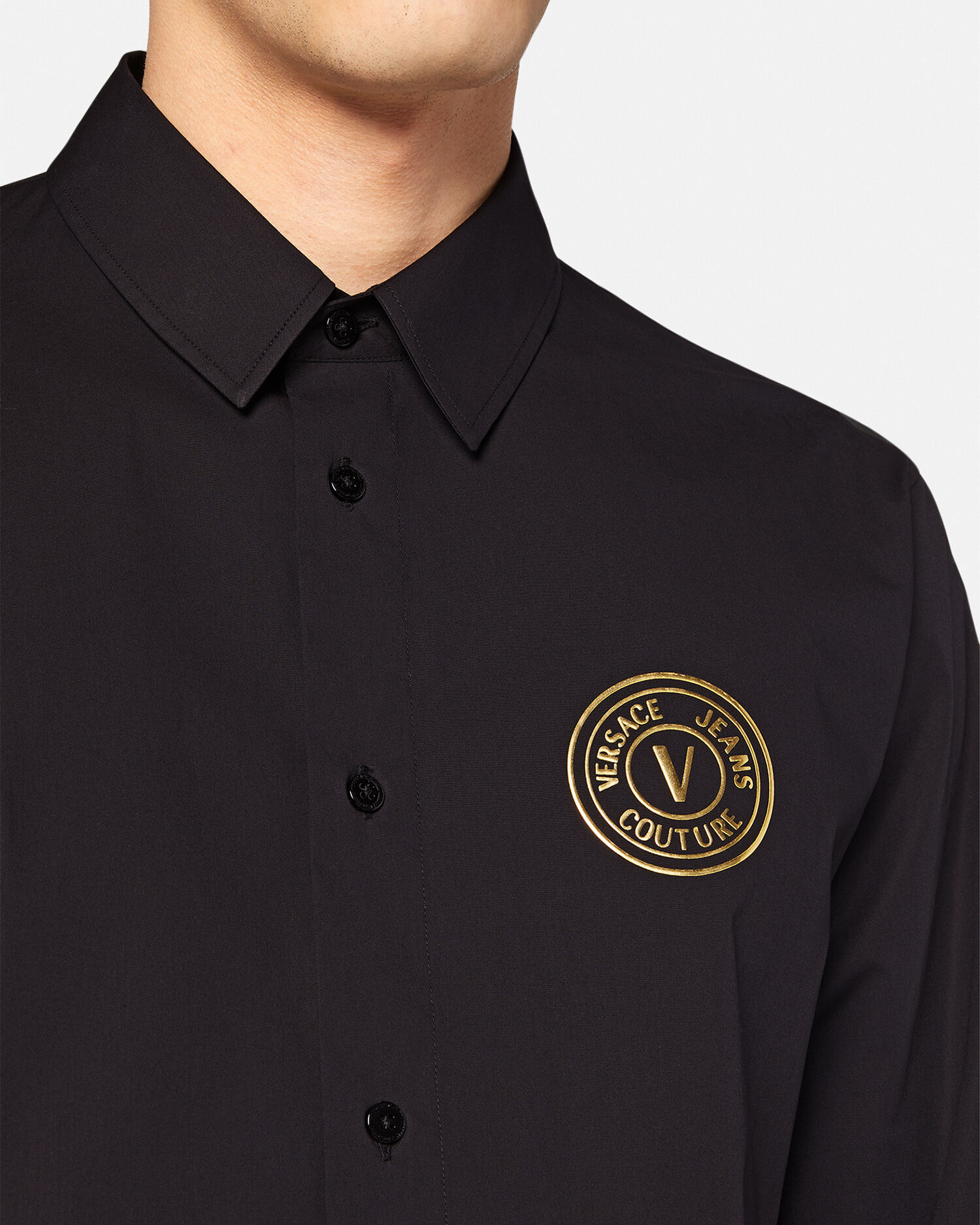 Camicia V Emblem Versace Jeans Couture Uomo Shop Online Italia