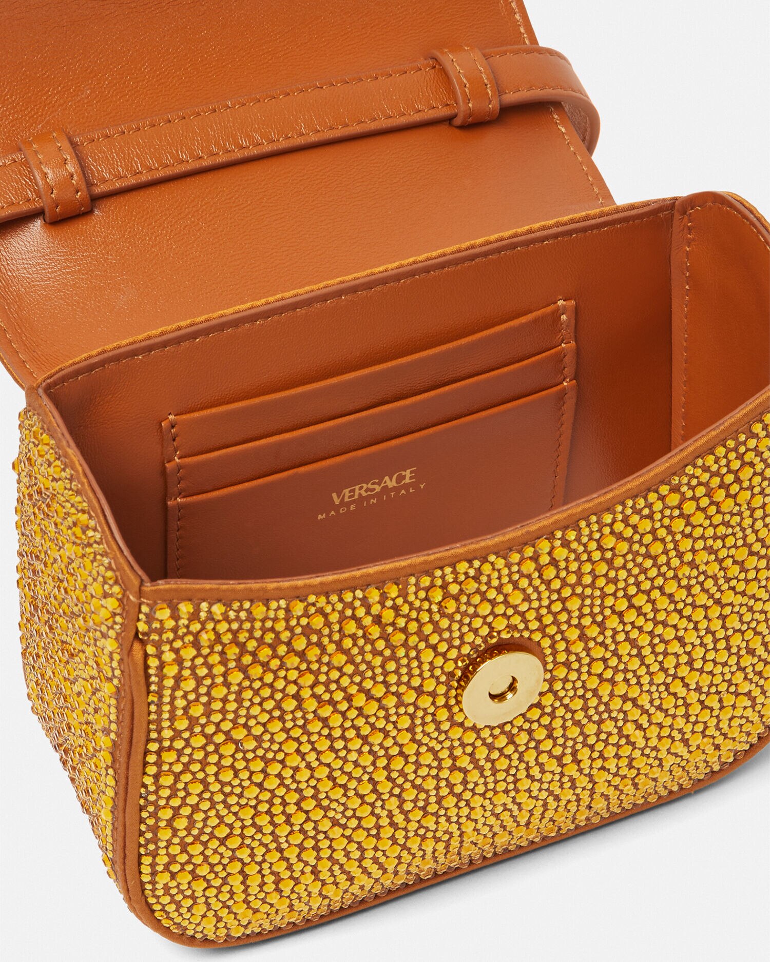 Versace hotsell orange bag