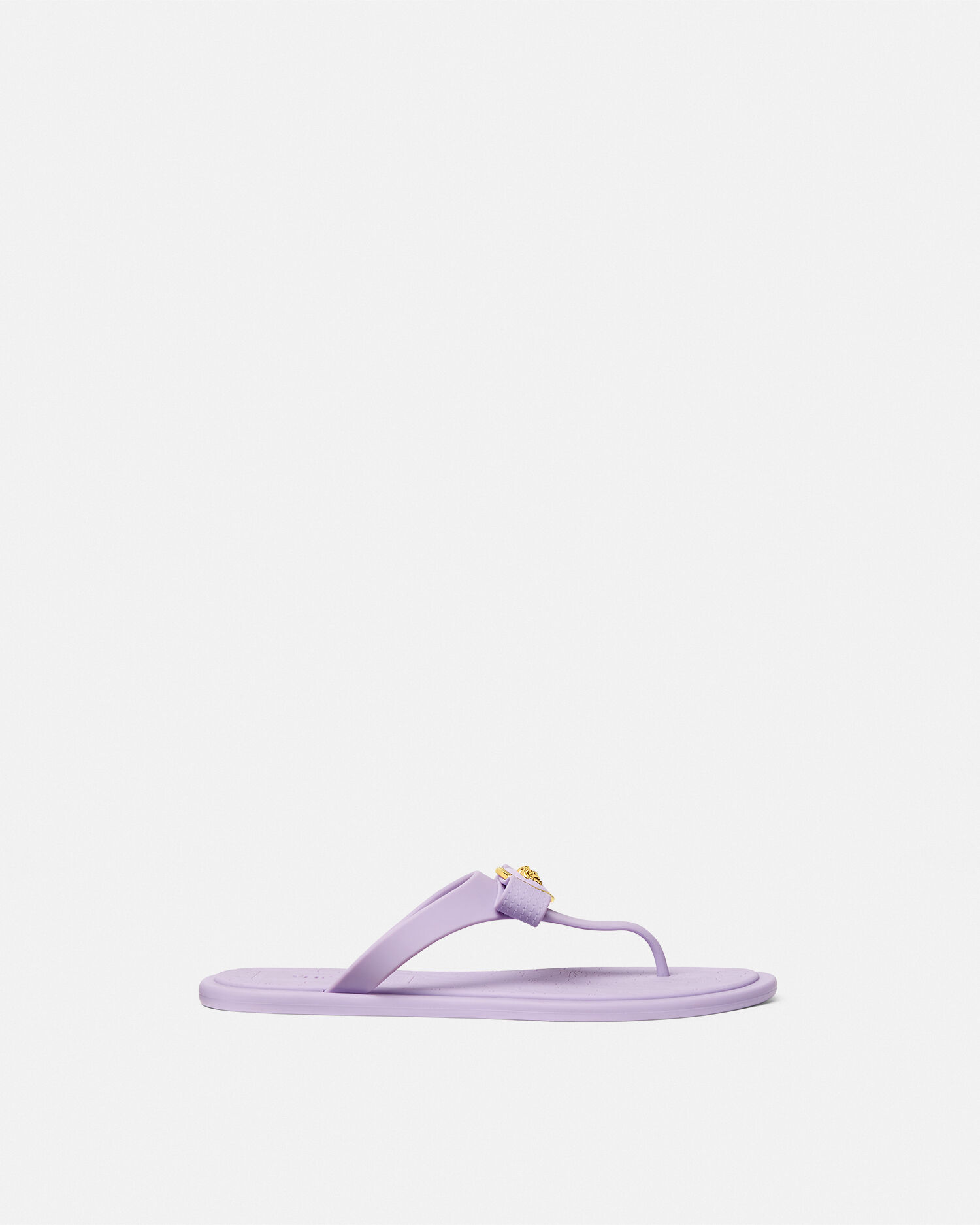 Gianni Ribbon Sandals Purple | VERSACE US