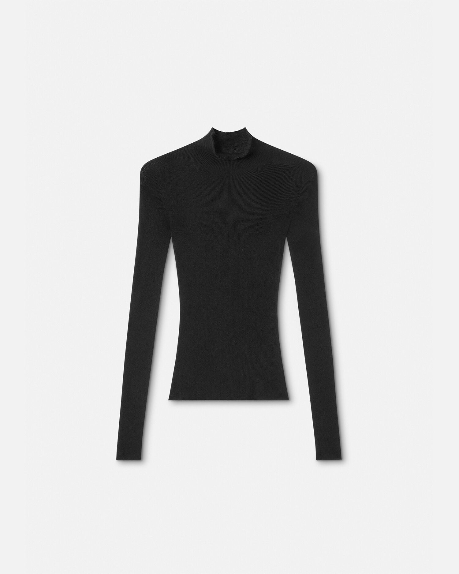 Jersey cuello alto sin mangas sales