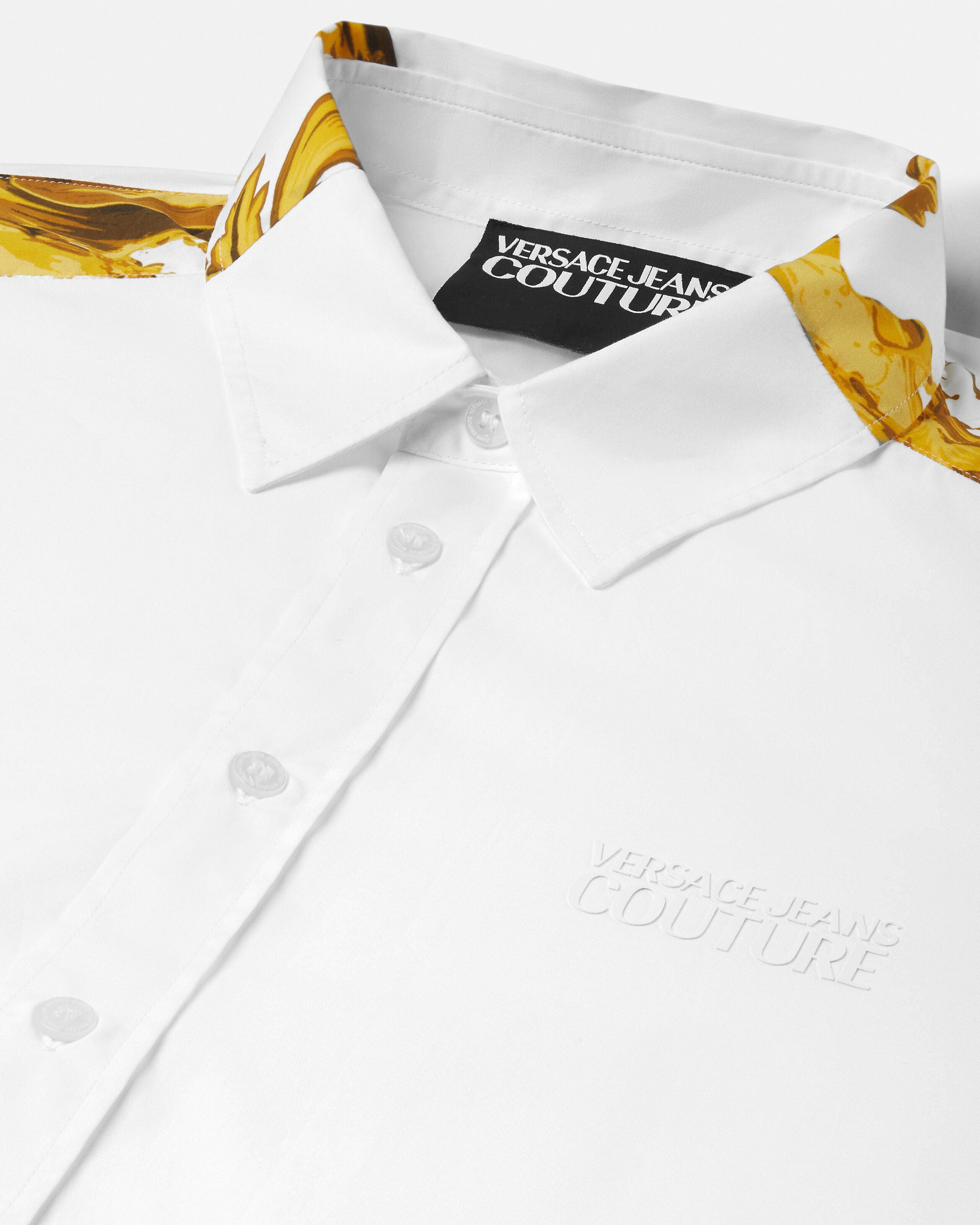 Printed Cotton-Poplin Shirt | VERSACE