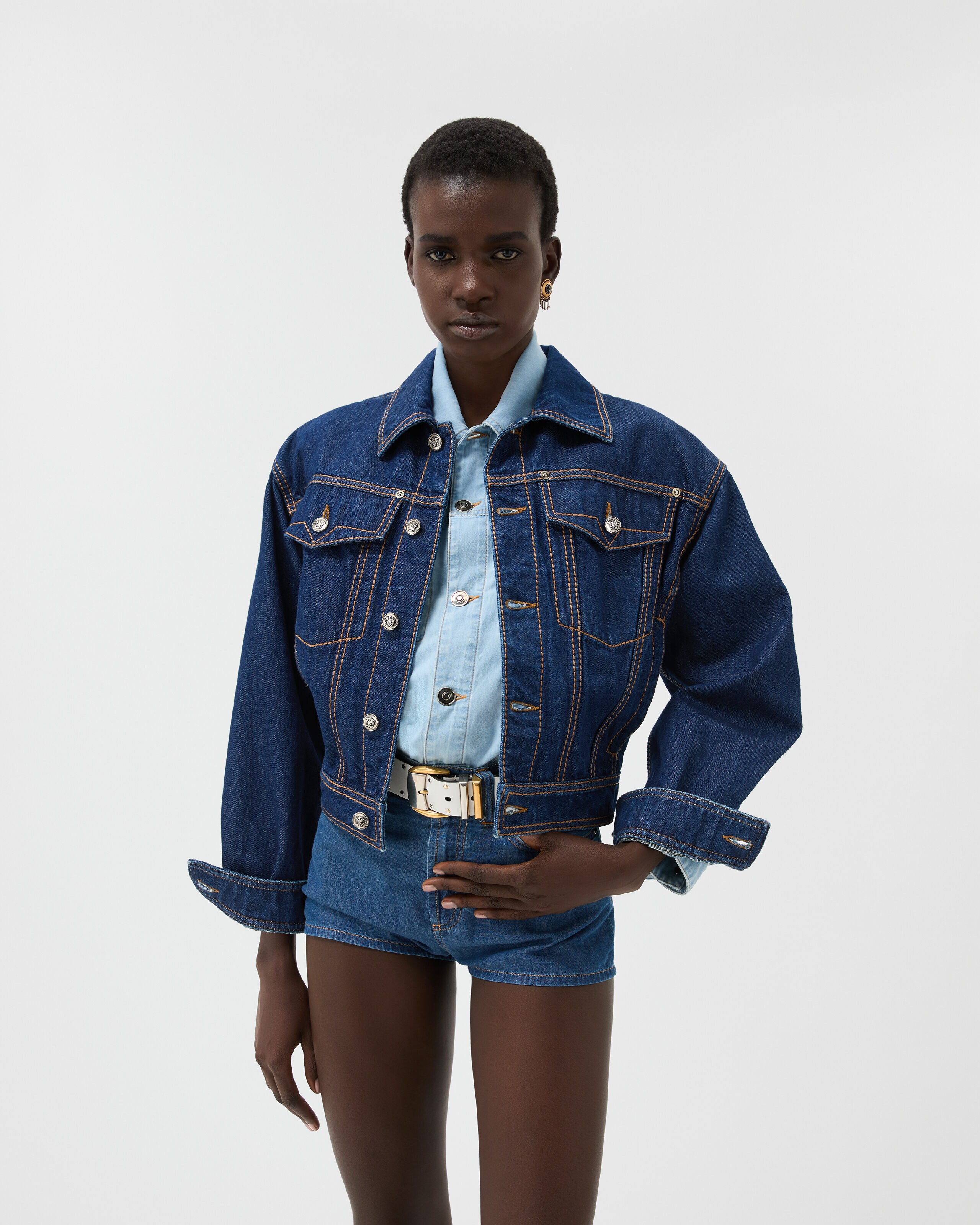 Denim Blouson Blue | VERSACE