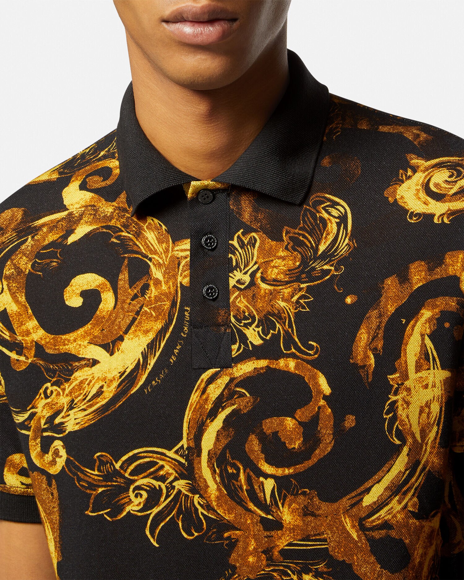 Watercolour Couture Polo Shirt