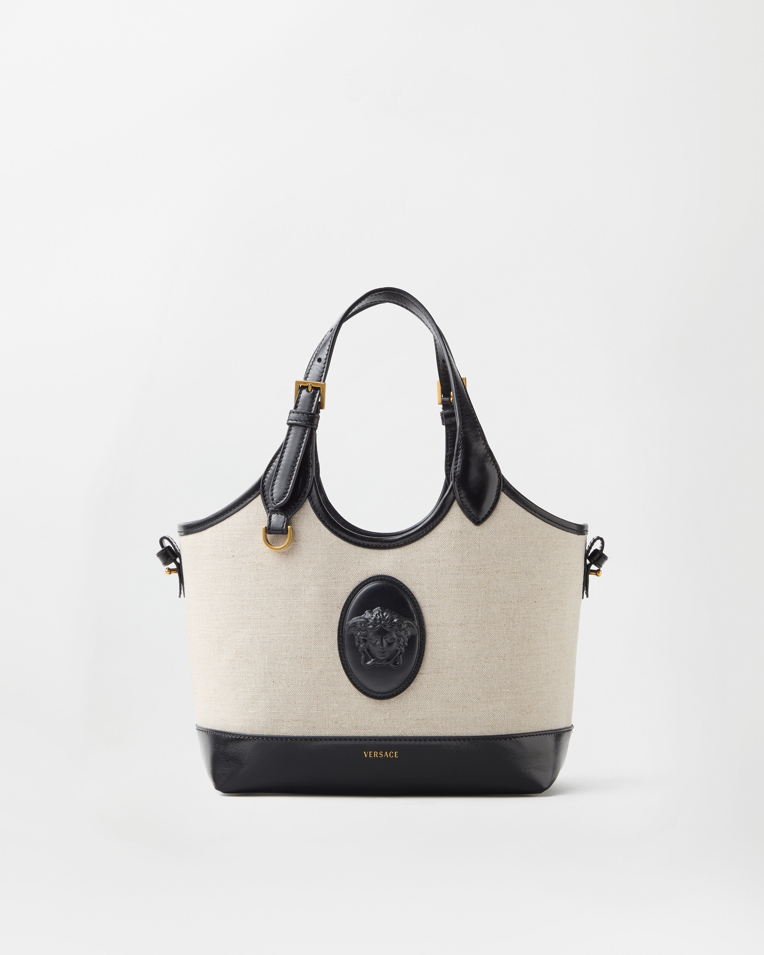 Versace riviere small canvas tote 